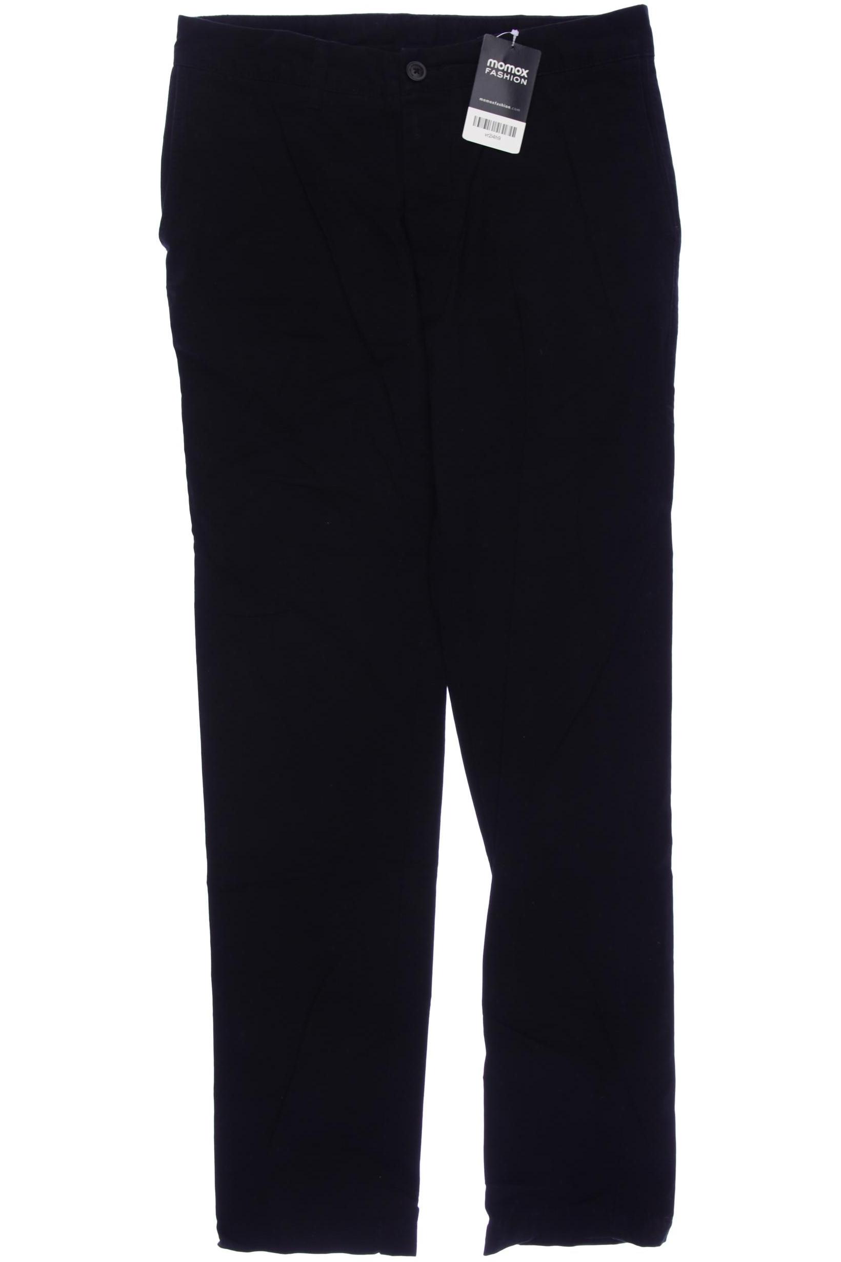 

H&M Herren Stoffhose, schwarz, Gr. 30