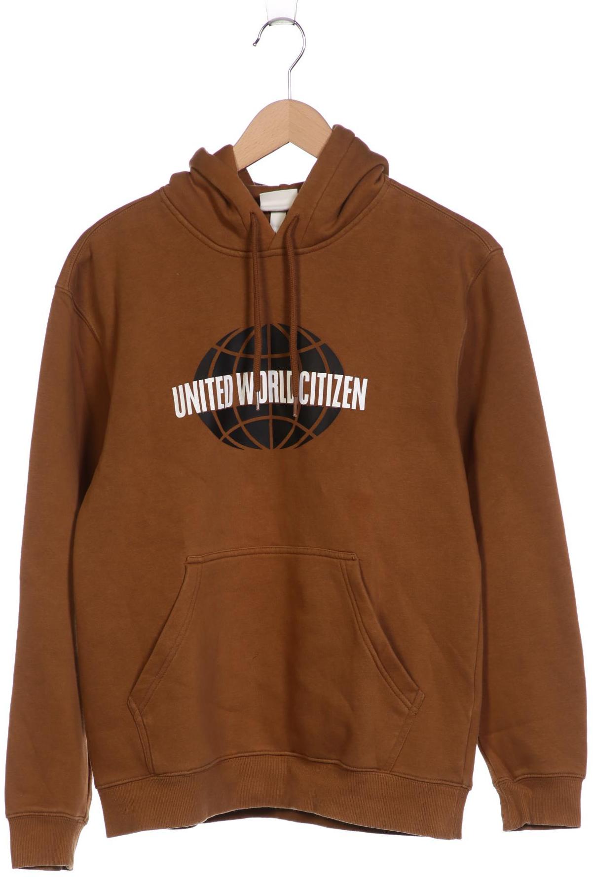 

H&M Herren Kapuzenpullover, braun, Gr. 46