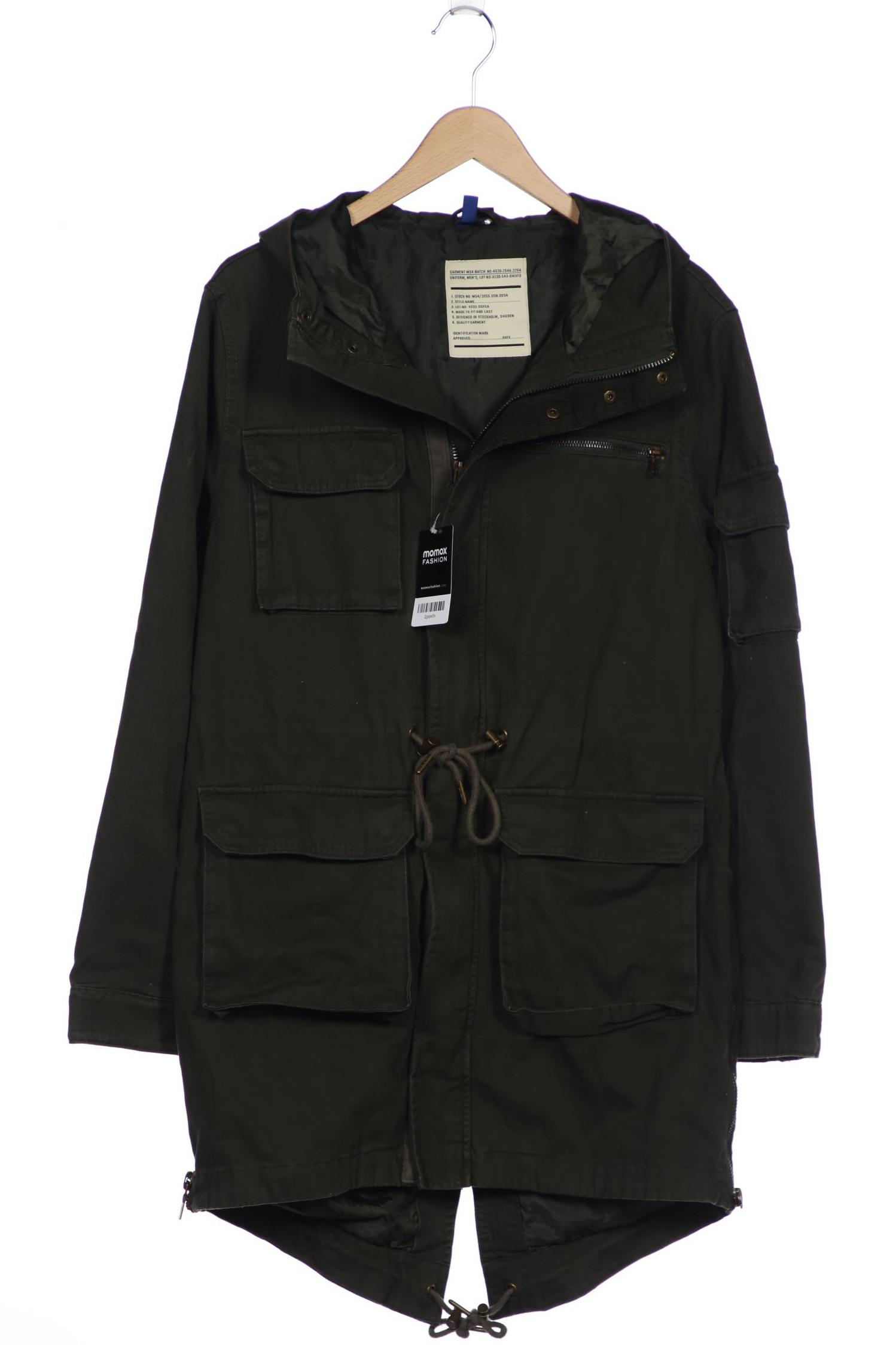 

H&M Herren Mantel, grün, Gr. 46