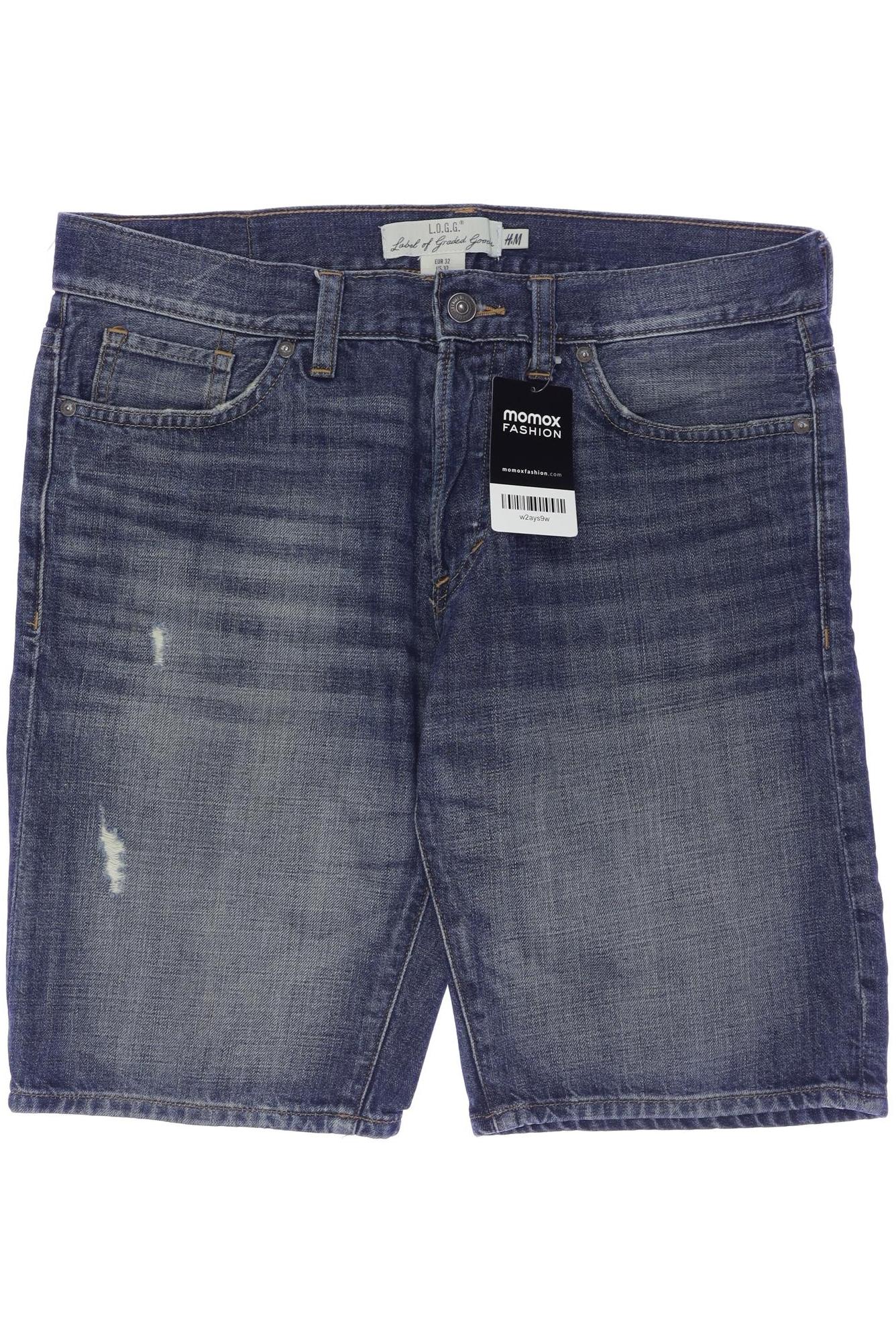 

H&M Herren Shorts, blau, Gr. 32