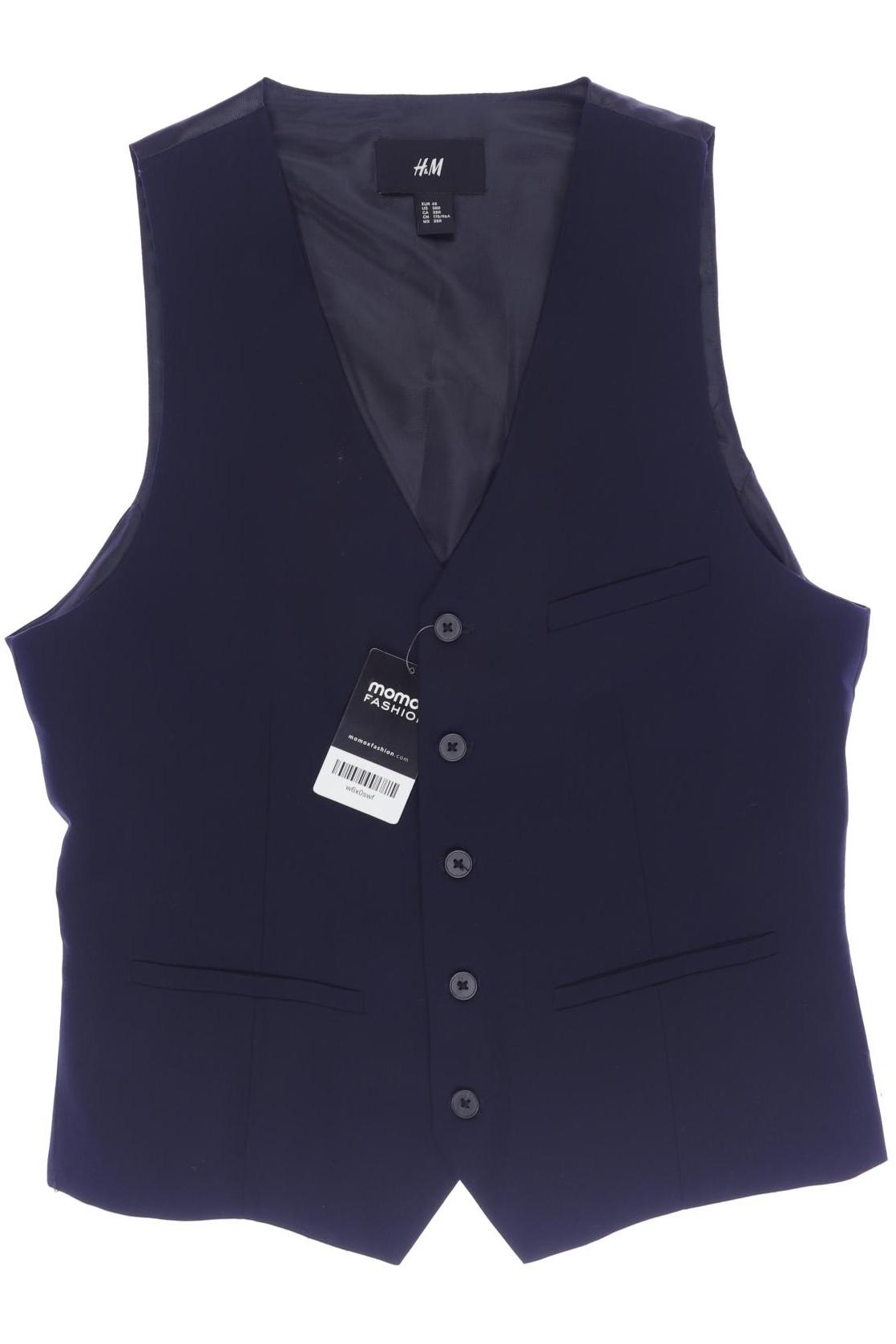 

H&M Herren Weste, marineblau, Gr. 48
