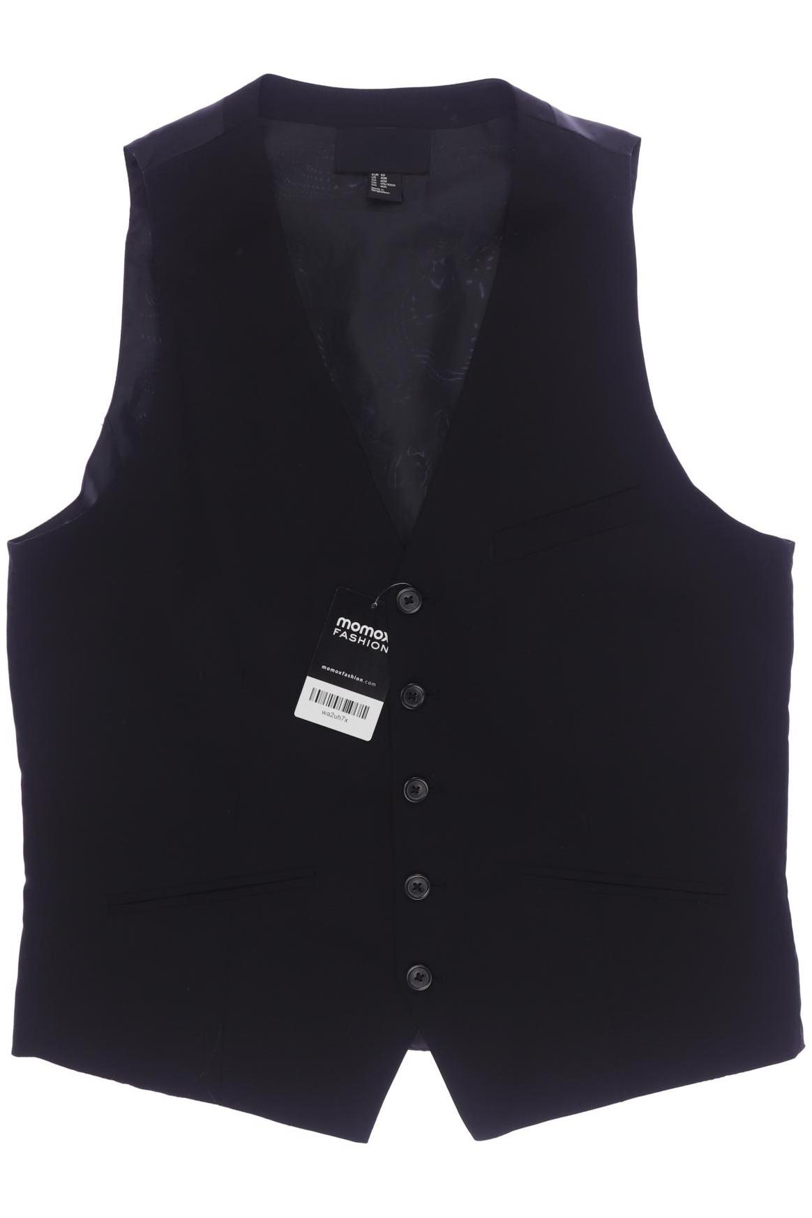 

H&M Herren Weste, schwarz, Gr. 50