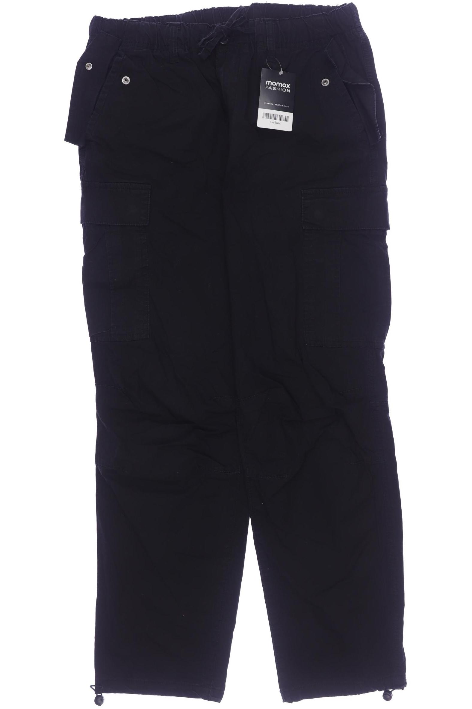 

H&M Herren Stoffhose, schwarz, Gr. 0