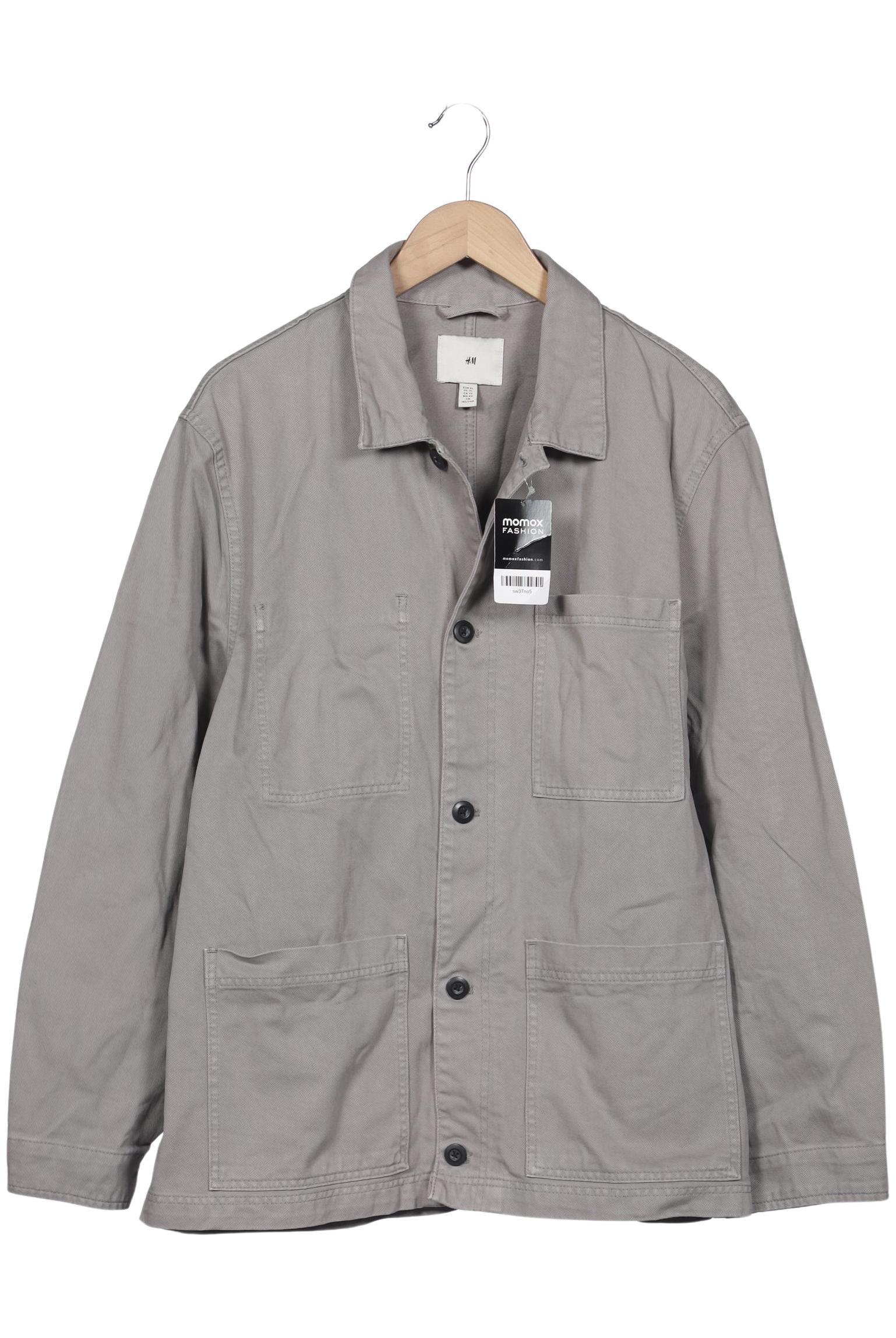 

H&M Herren Jacke, grau, Gr. 54