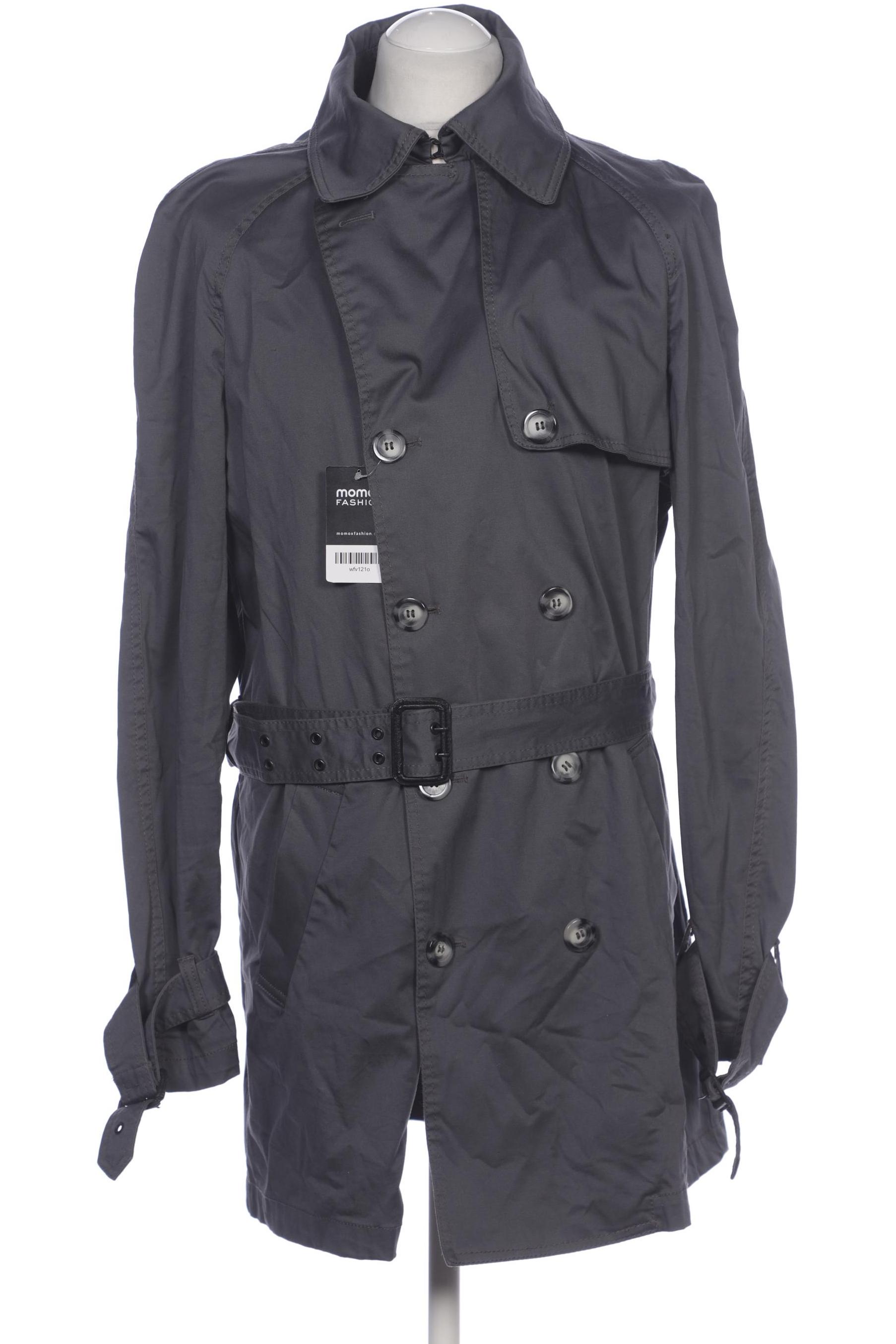 

H&M Herren Mantel, marineblau, Gr. 54