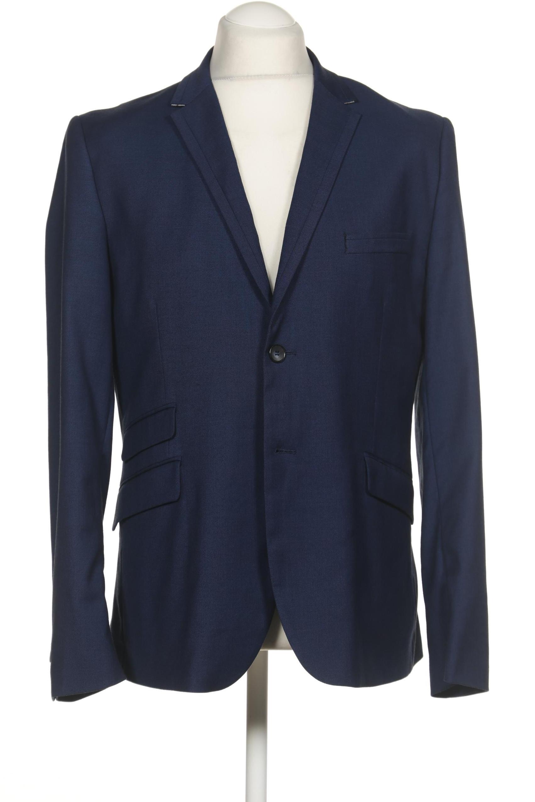 

H&M Herren Sakko, marineblau, Gr. 54