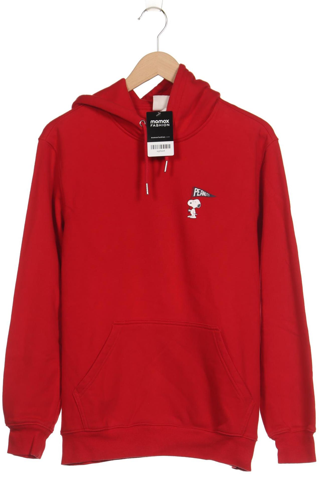 

H&M Herren Kapuzenpullover, rot, Gr. 46