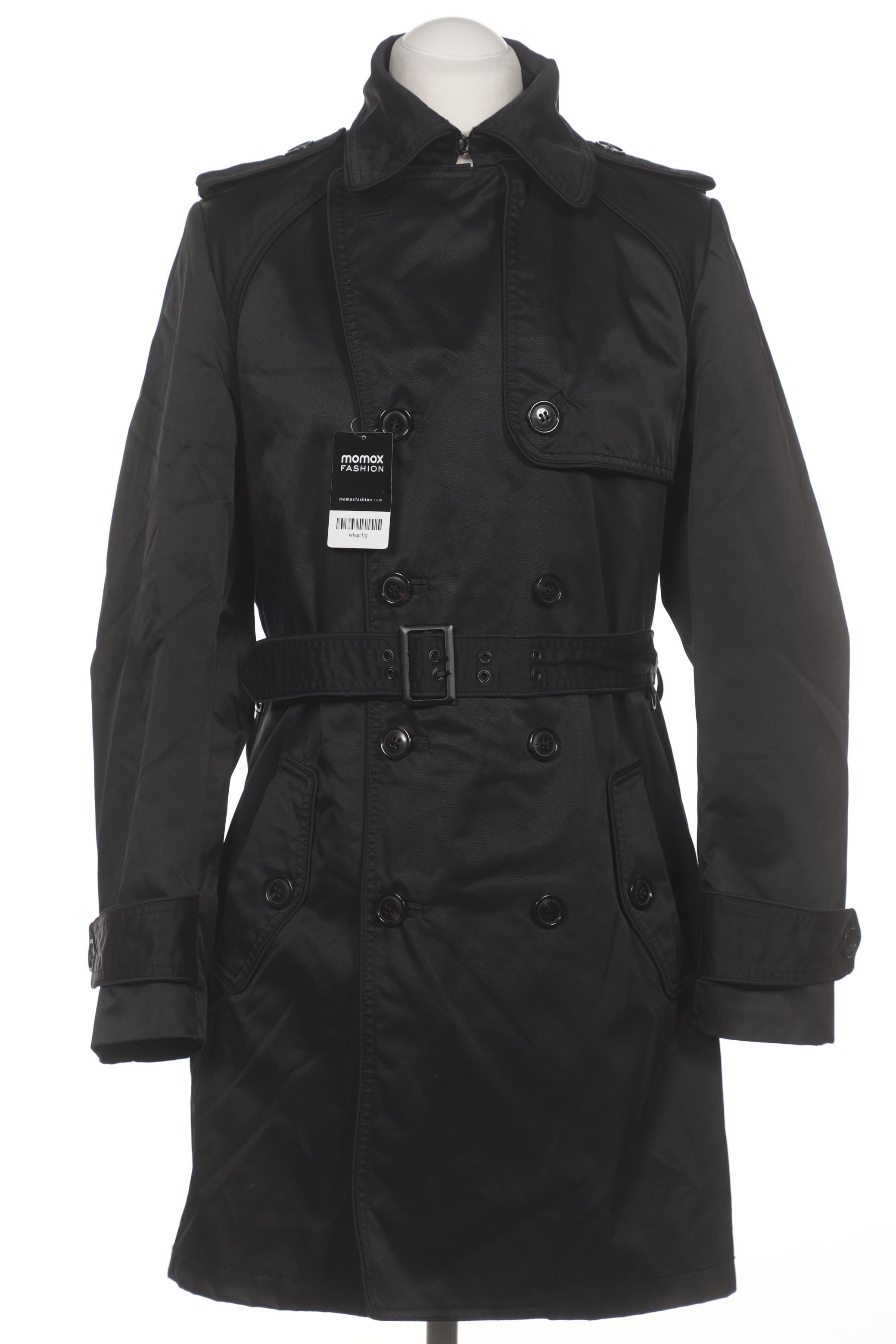 

H&M Herren Mantel, schwarz, Gr. 50