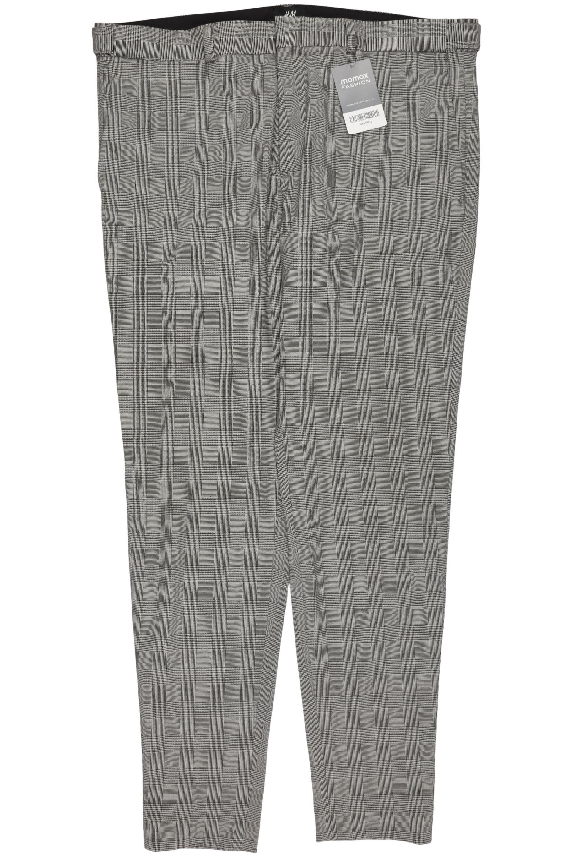 

H&M Herren Stoffhose, grau, Gr. 54
