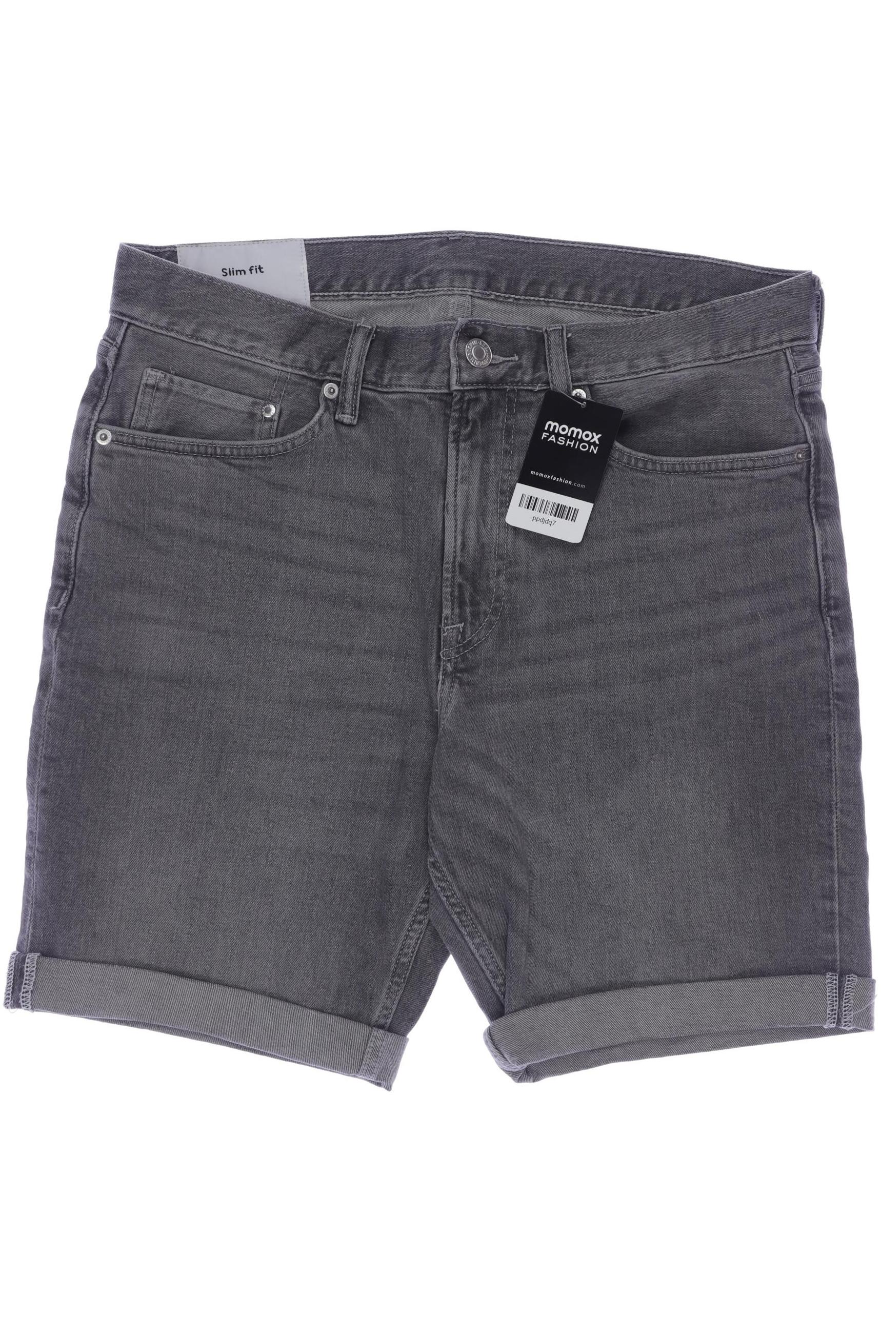 

H&M Herren Shorts, grau, Gr. 34