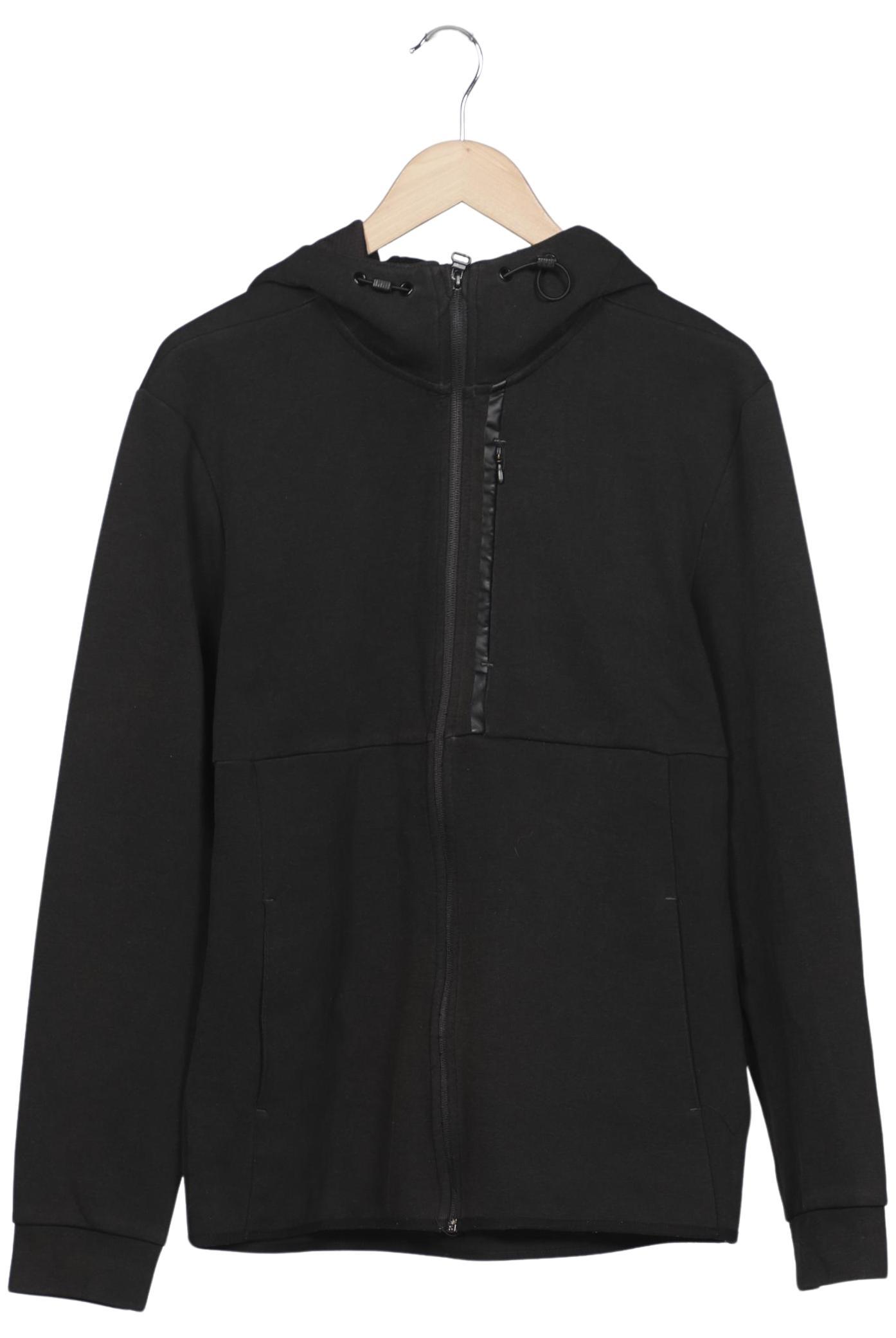 

H&M Herren Kapuzenpullover, schwarz, Gr. 54