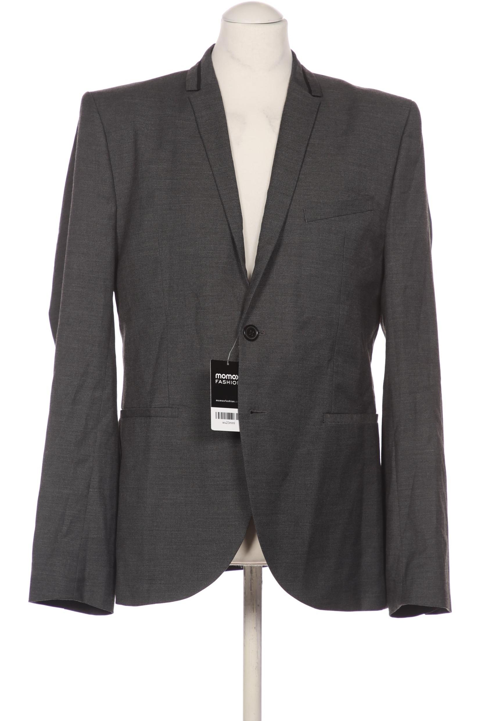

H&M Herren Sakko, grau, Gr. 52