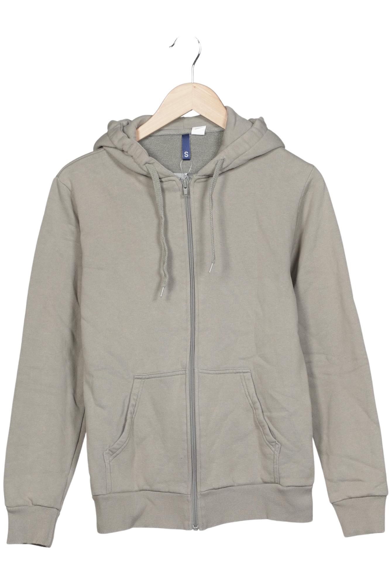 

H&M Herren Kapuzenpullover, grau, Gr. 46