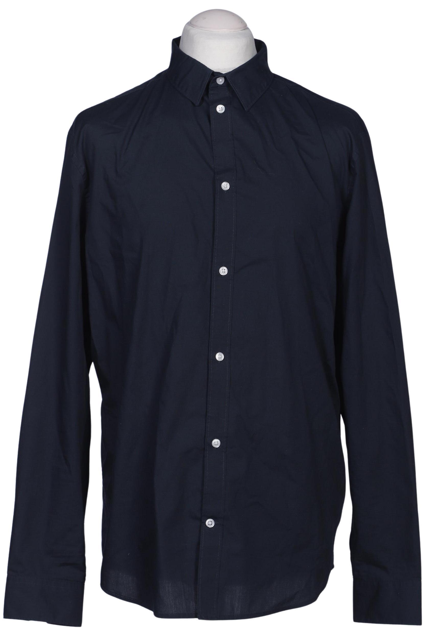 

H&M Herren Hemd, marineblau, Gr. 54