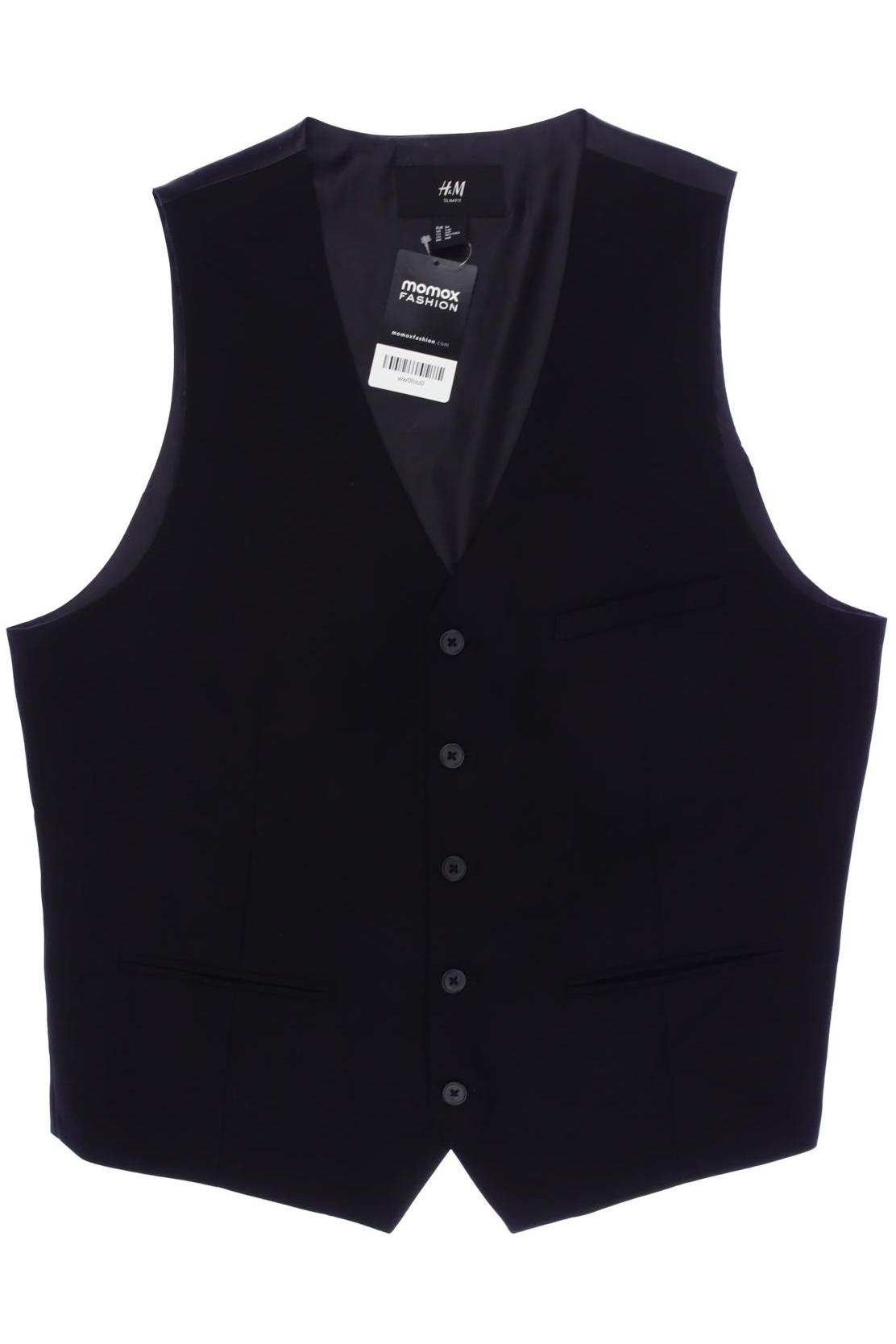 

H&M Herren Weste, schwarz, Gr. 54