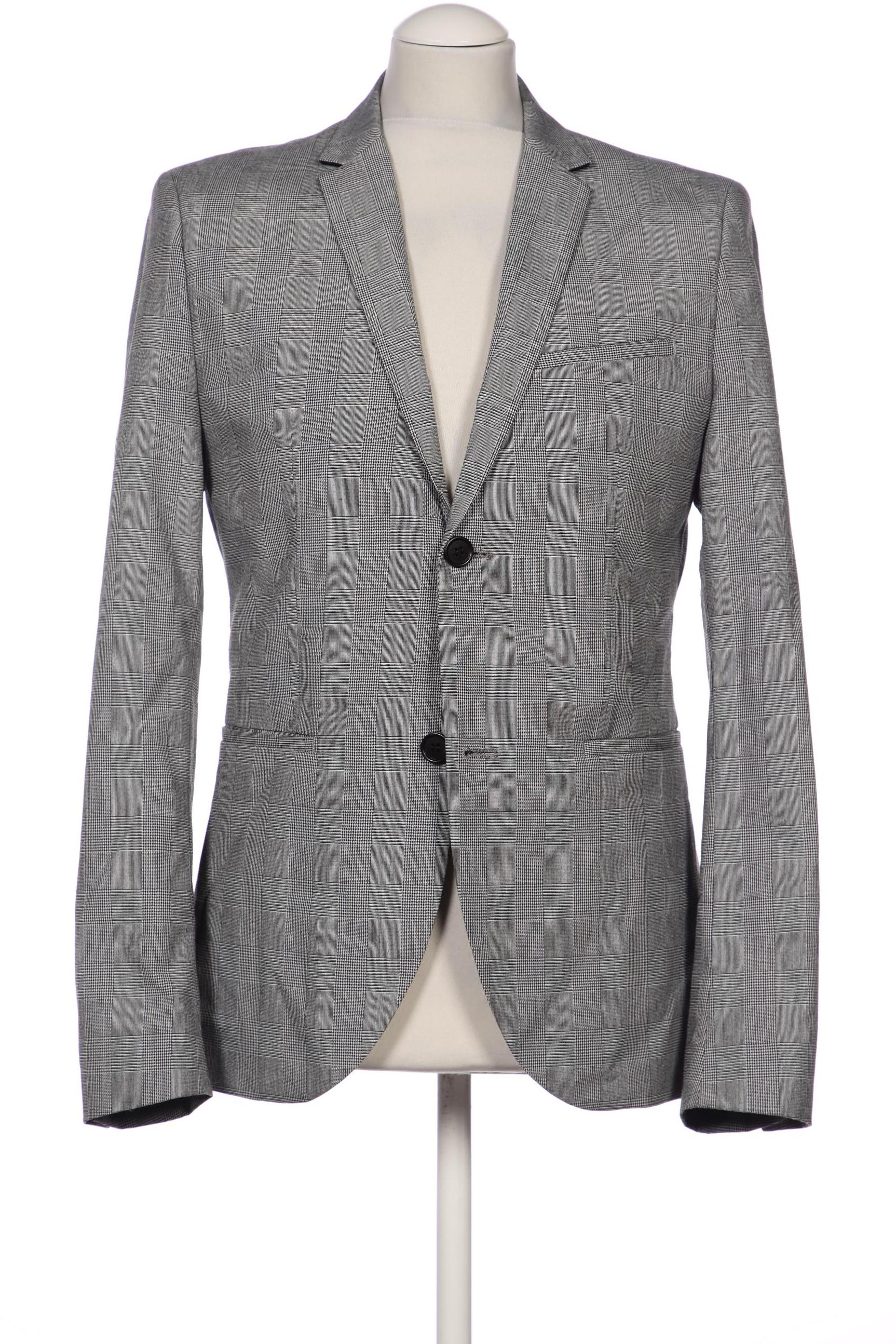 

H&M Herren Sakko, grau, Gr. 50