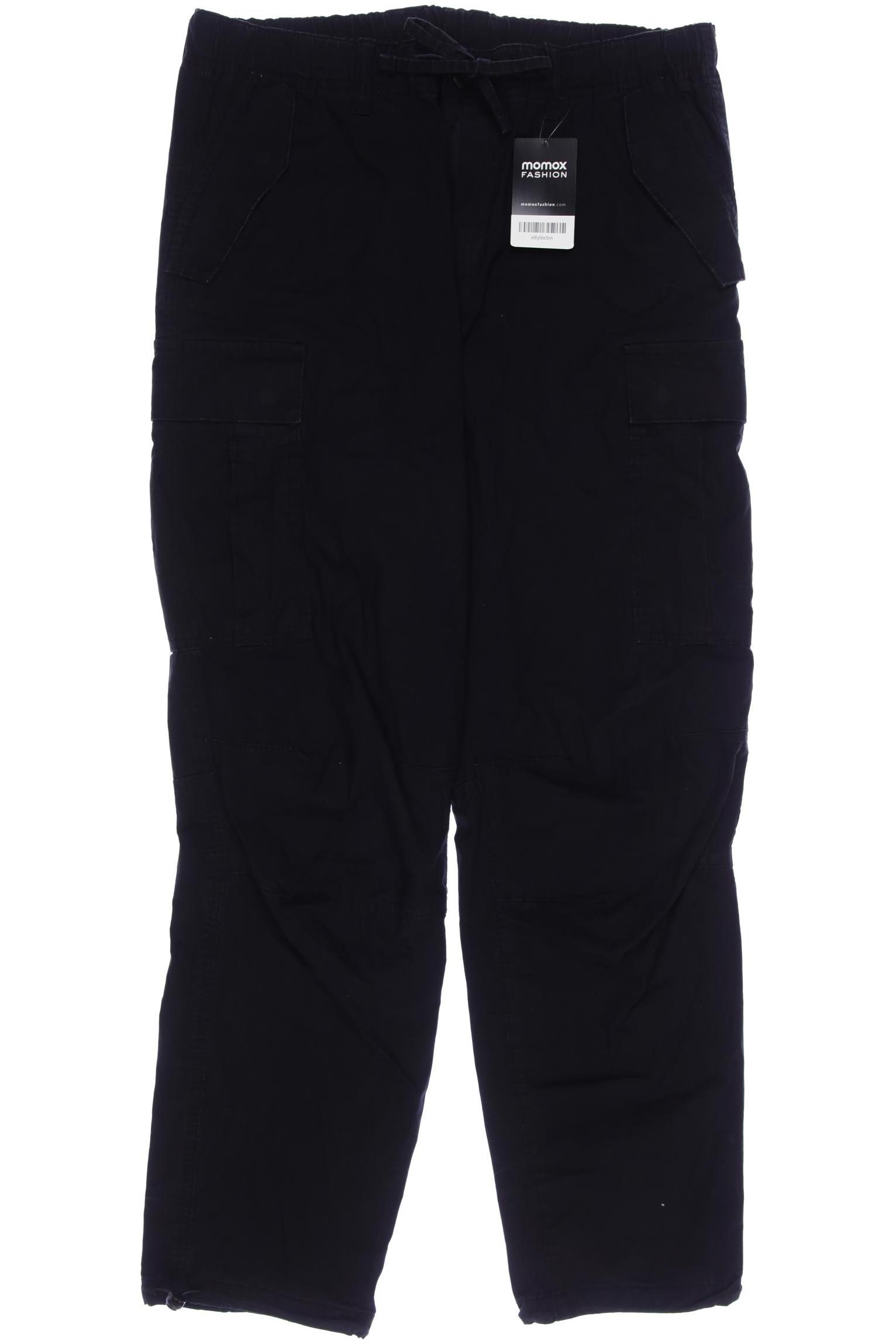 

H&M Herren Stoffhose, schwarz, Gr. 0
