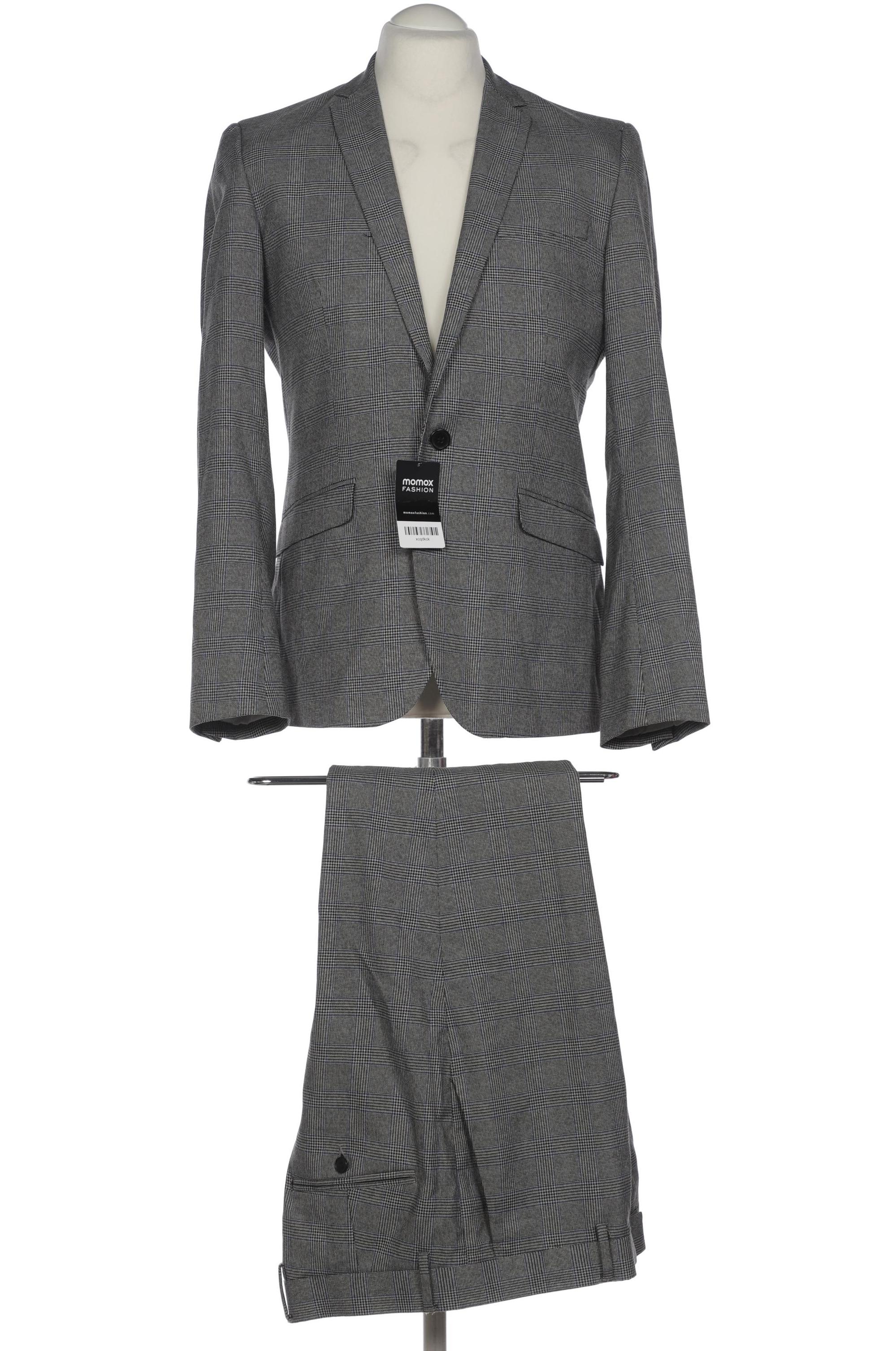 

H&M Herren Anzug, grau, Gr. 52