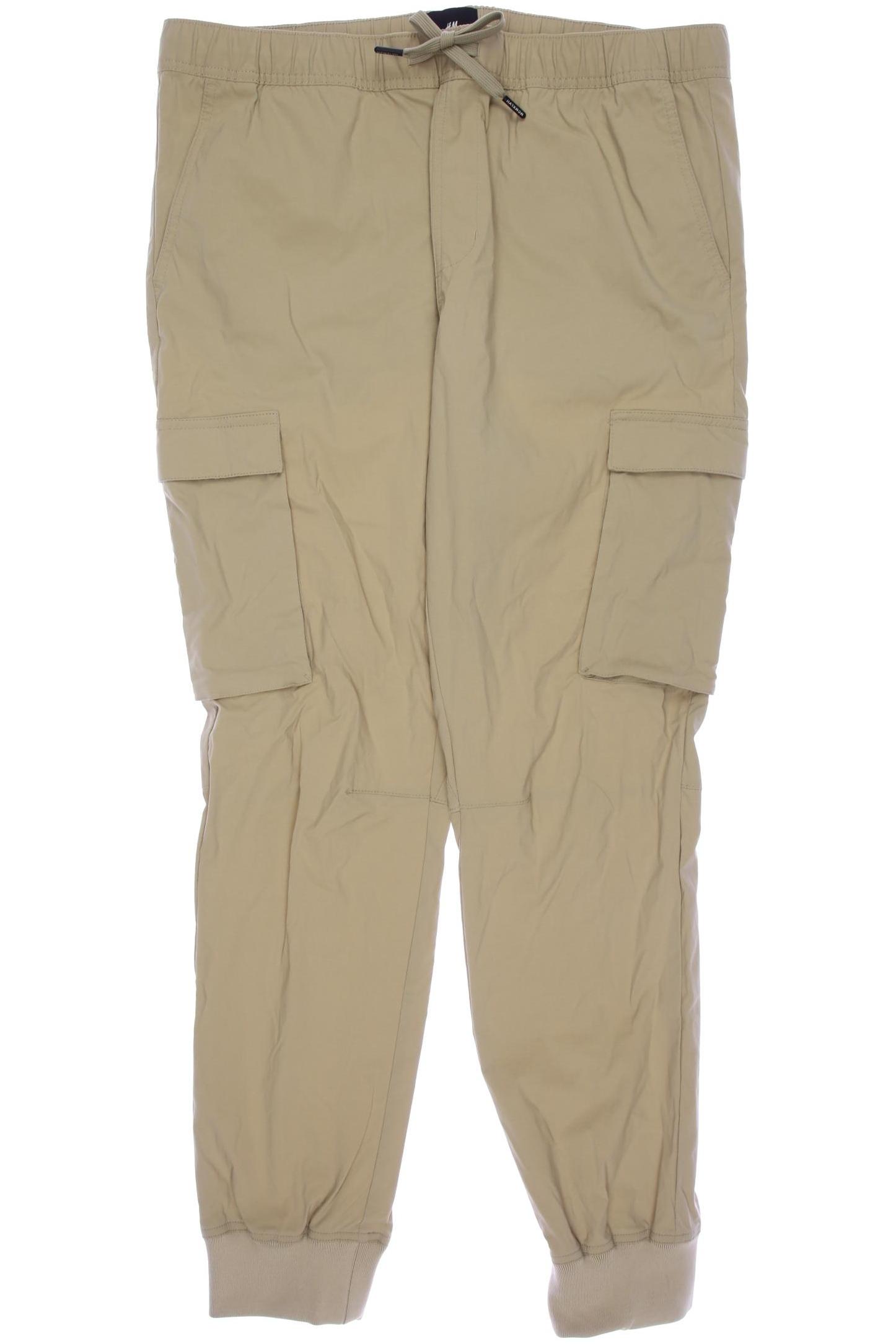 

H&M Herren Stoffhose, beige, Gr. 0