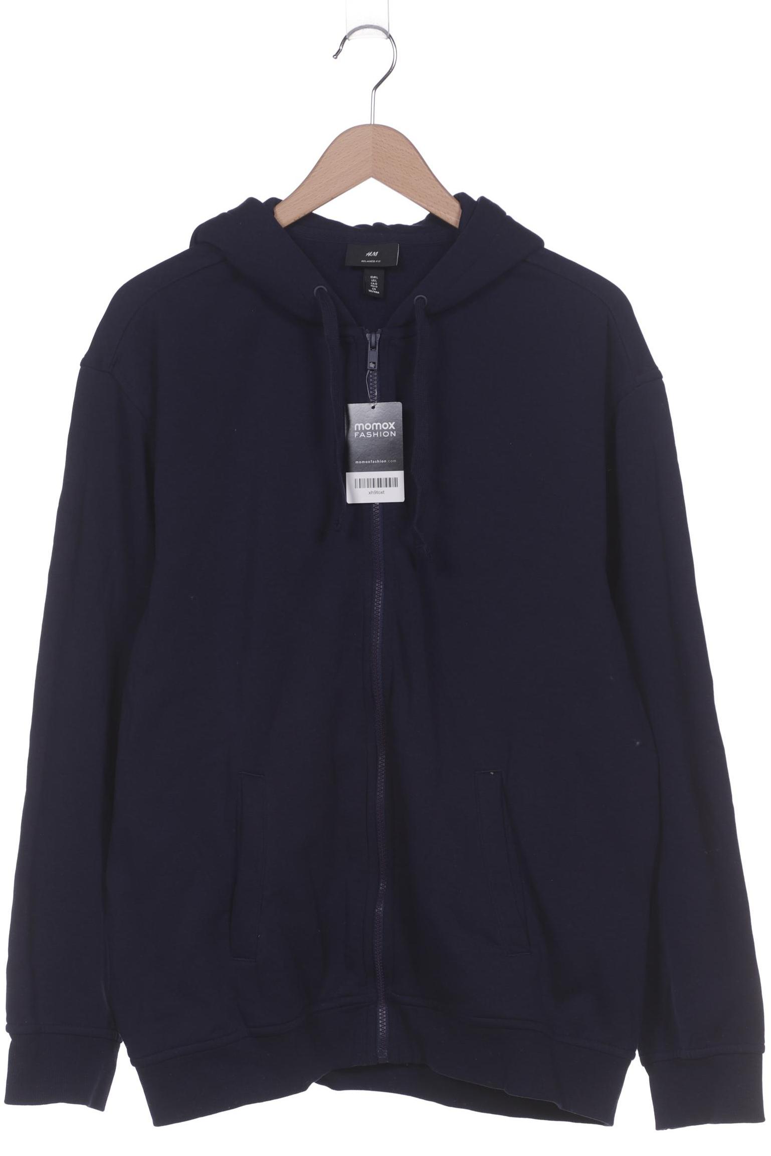 

H&M Herren Kapuzenpullover, marineblau, Gr. 52