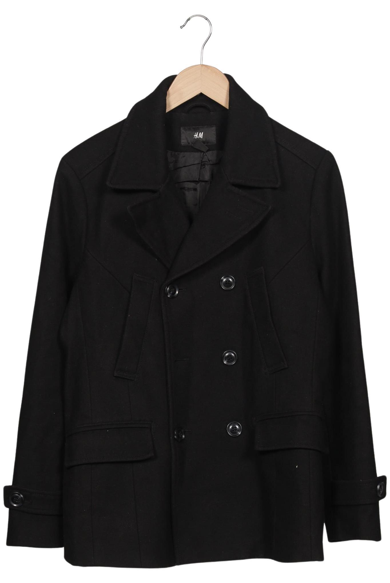 

H&M Herren Jacke, schwarz, Gr. 48