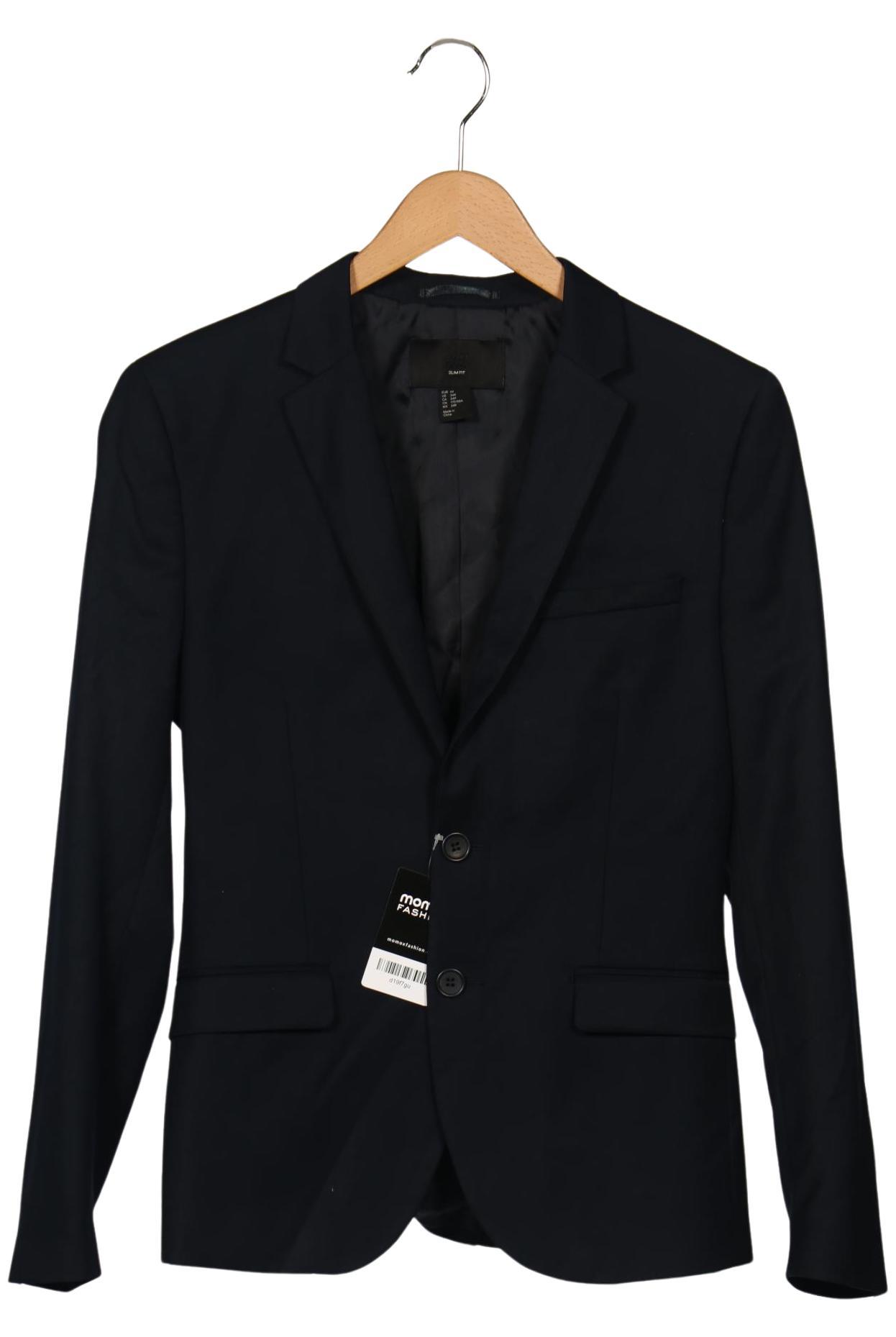 

H&M Herren Sakko, marineblau, Gr. 44