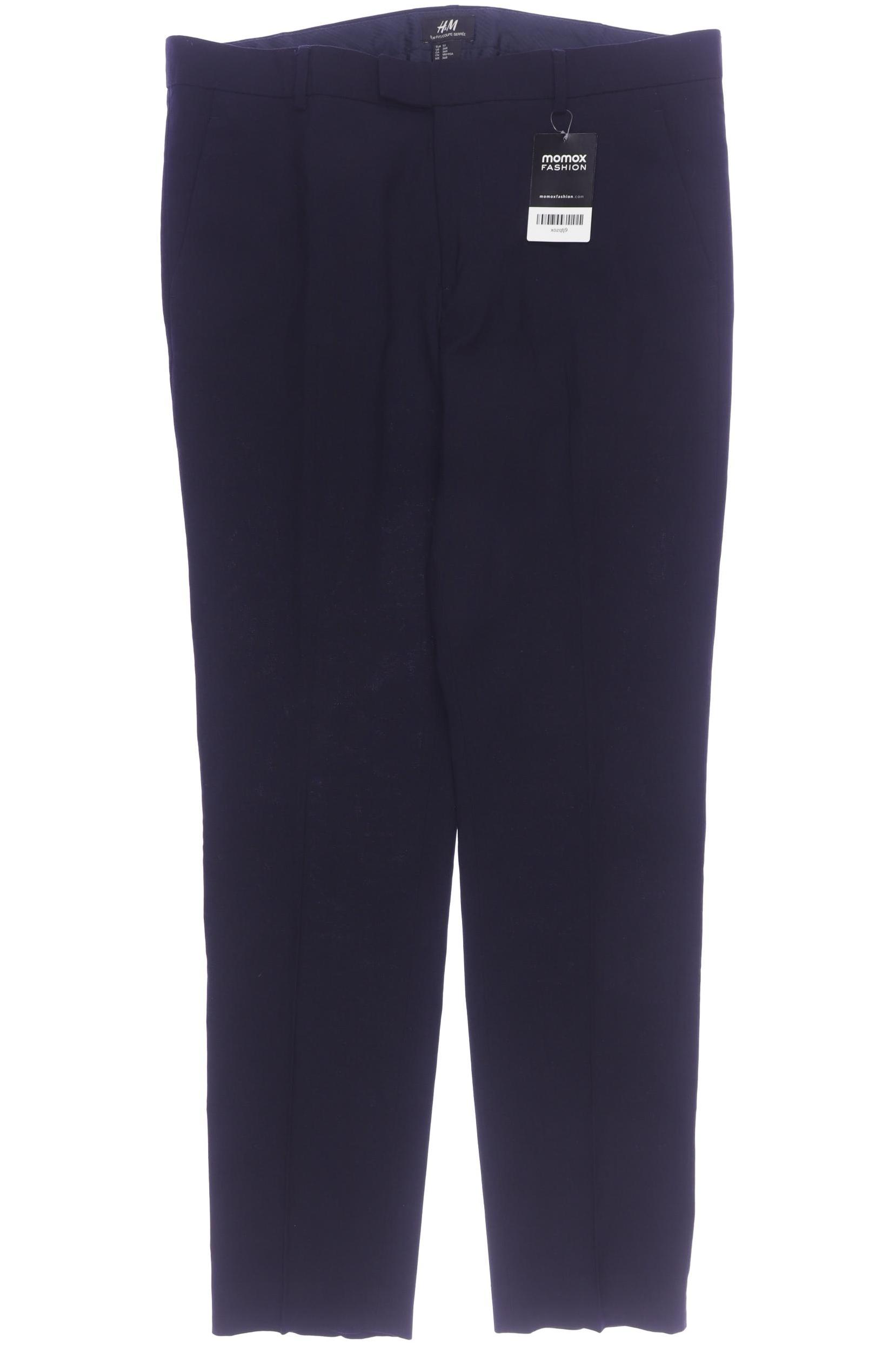 

H&M Herren Stoffhose, marineblau, Gr. 52