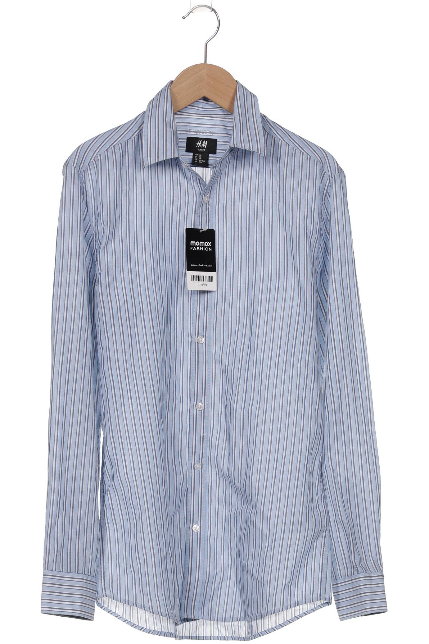 

H&M Herren Hemd, hellblau