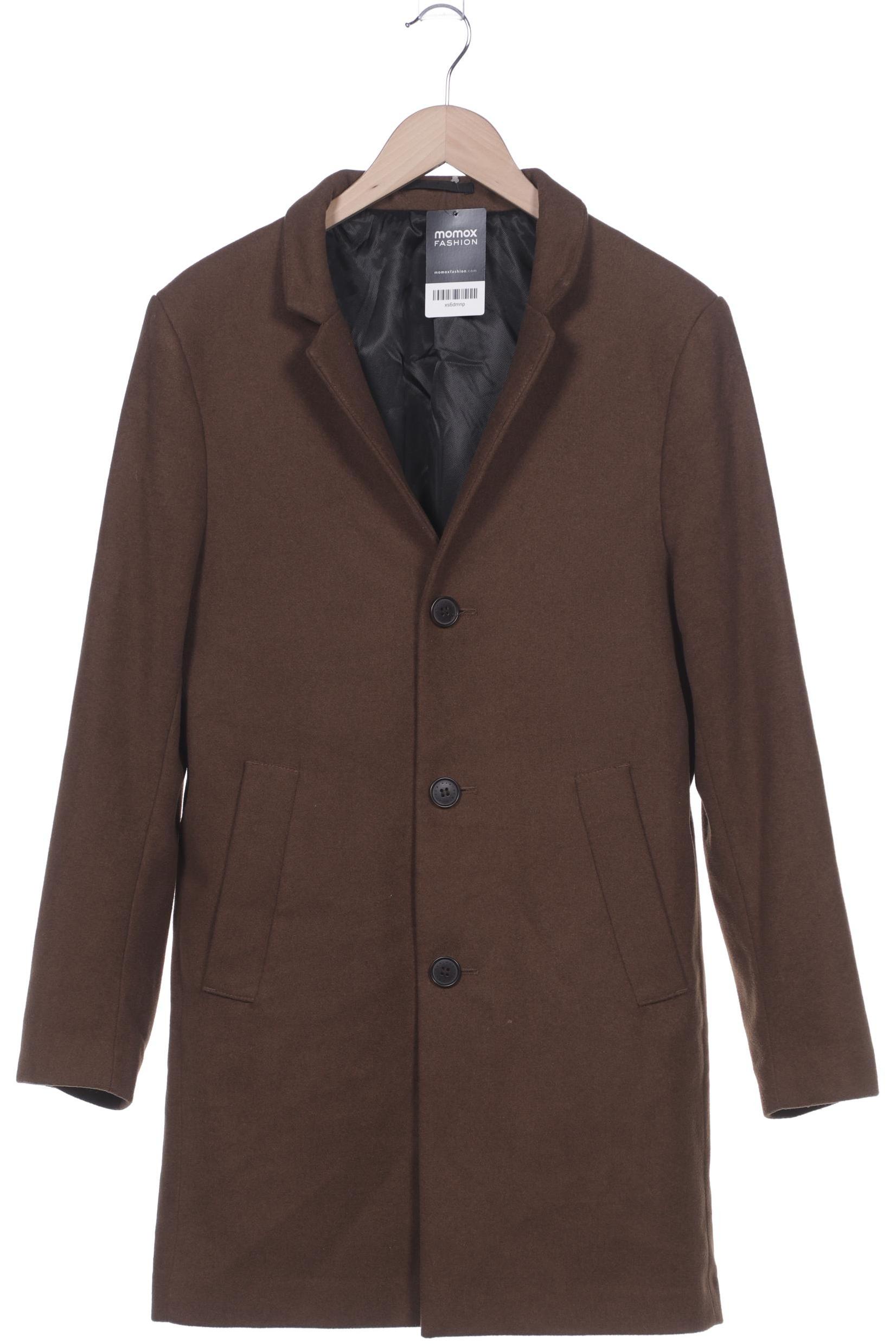 

H&M Herren Mantel, braun, Gr. 46
