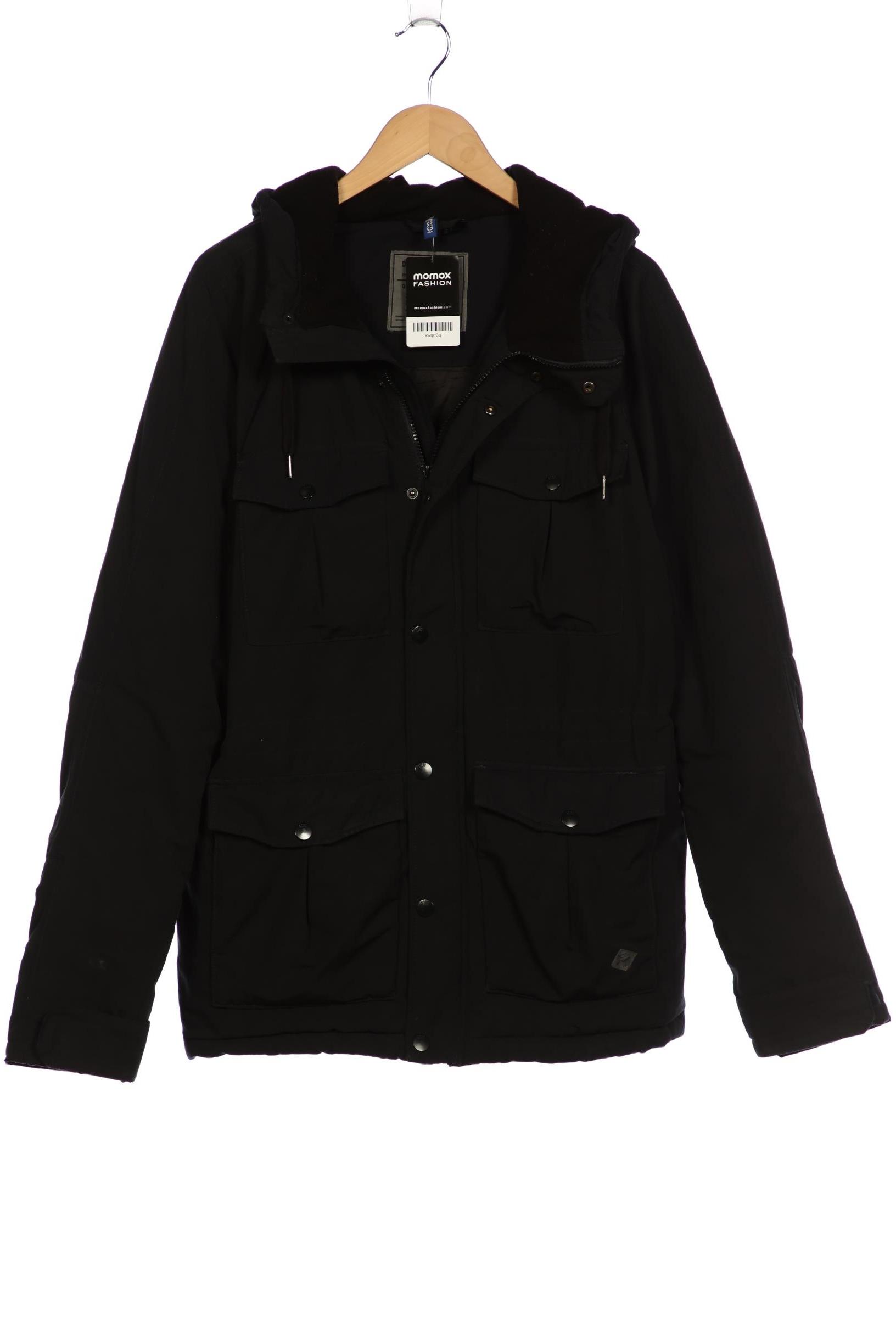 

H&M Herren Mantel, schwarz, Gr. 48