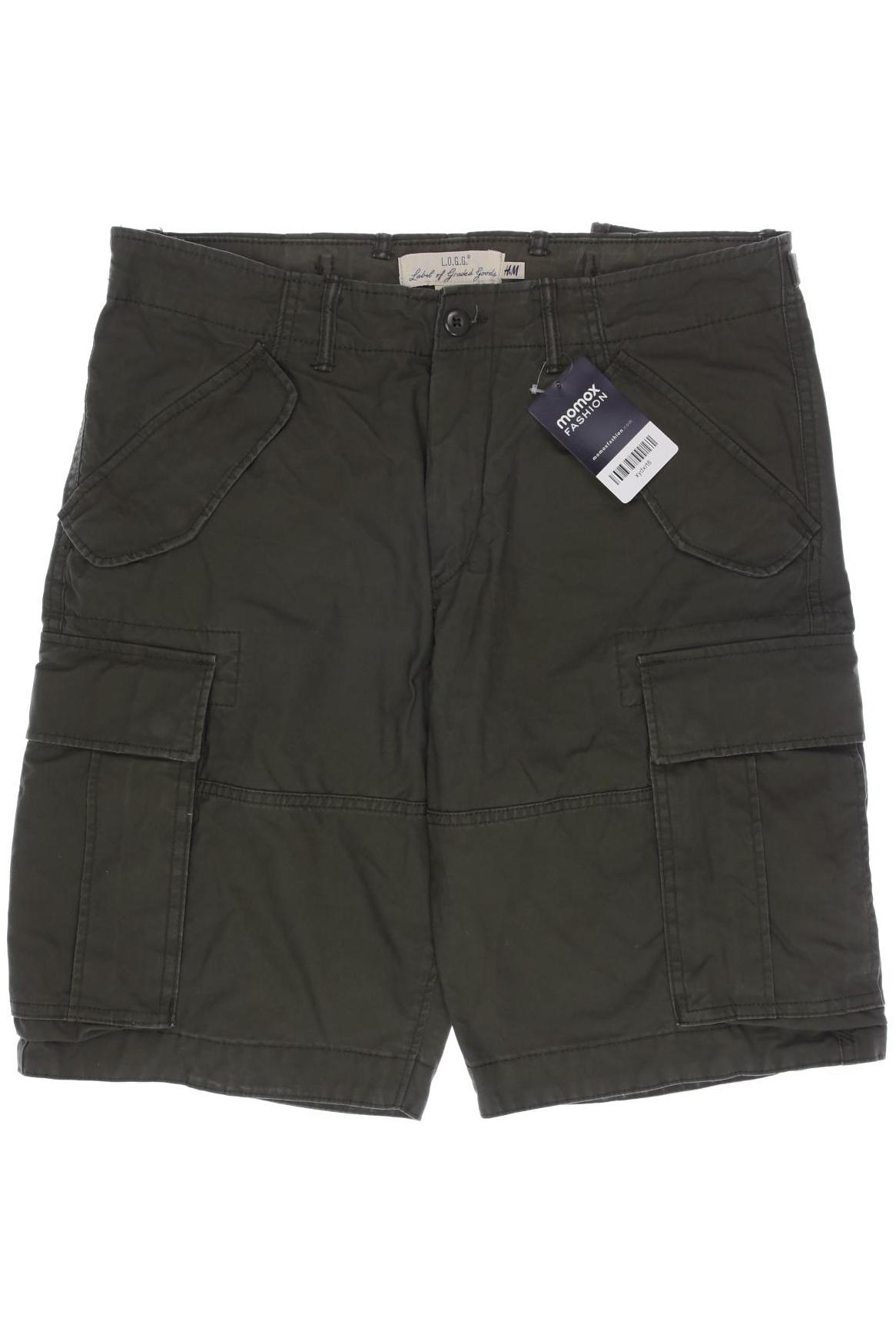 

H&M Herren Shorts, grün, Gr. 50