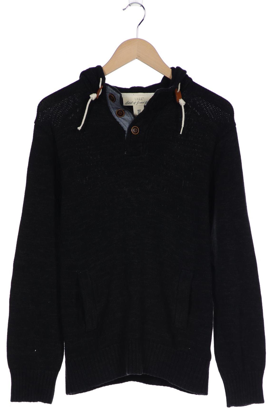 

H&M Herren Kapuzenpullover, schwarz