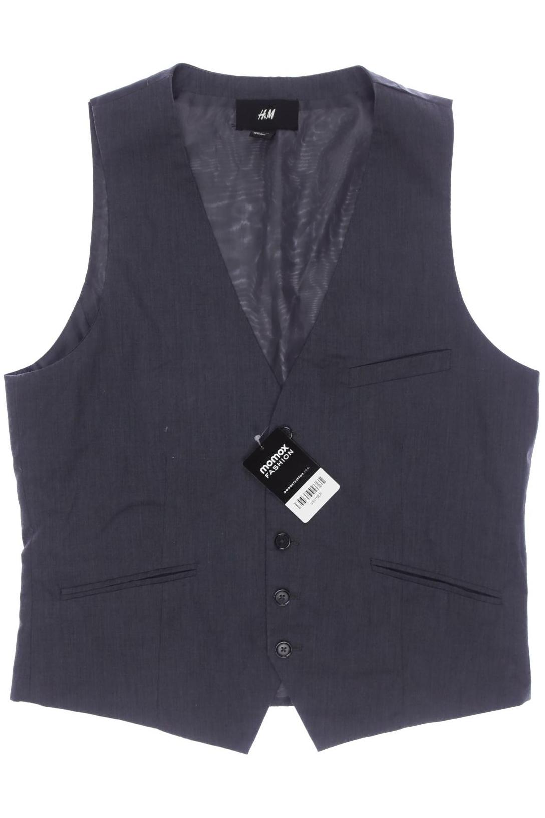 

H&M Herren Weste, grau, Gr. 52