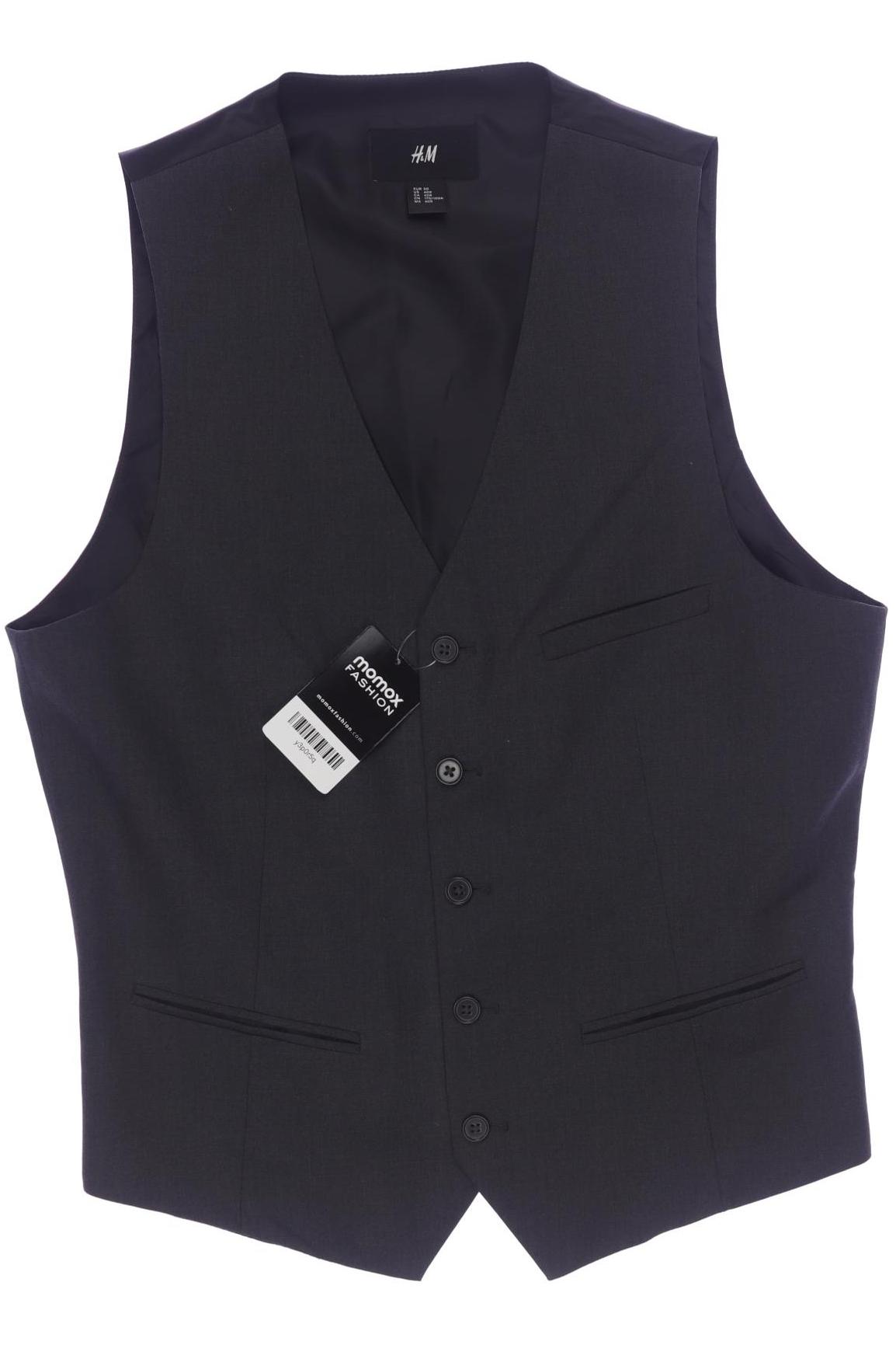

H&M Herren Weste, grau, Gr. 50