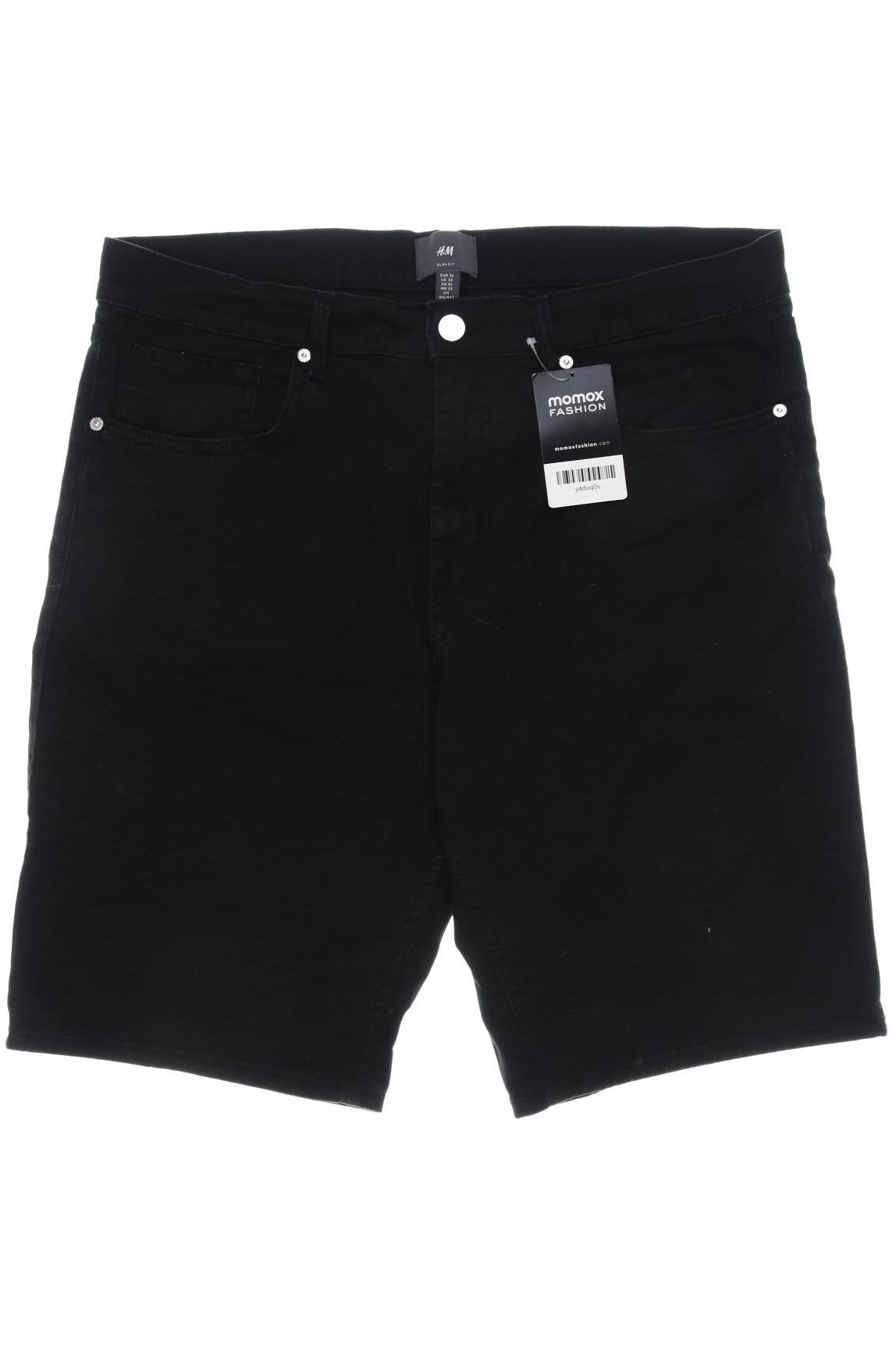 

H&M Herren Shorts, schwarz, Gr. 33