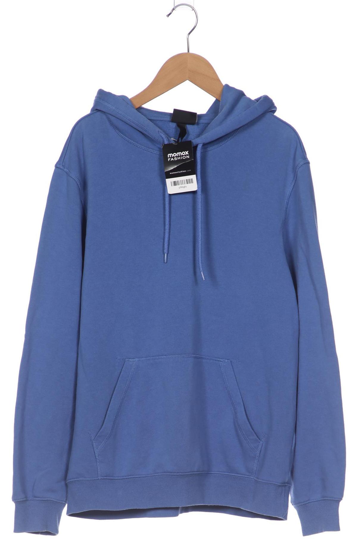 

H&M Herren Kapuzenpullover, blau, Gr. 46