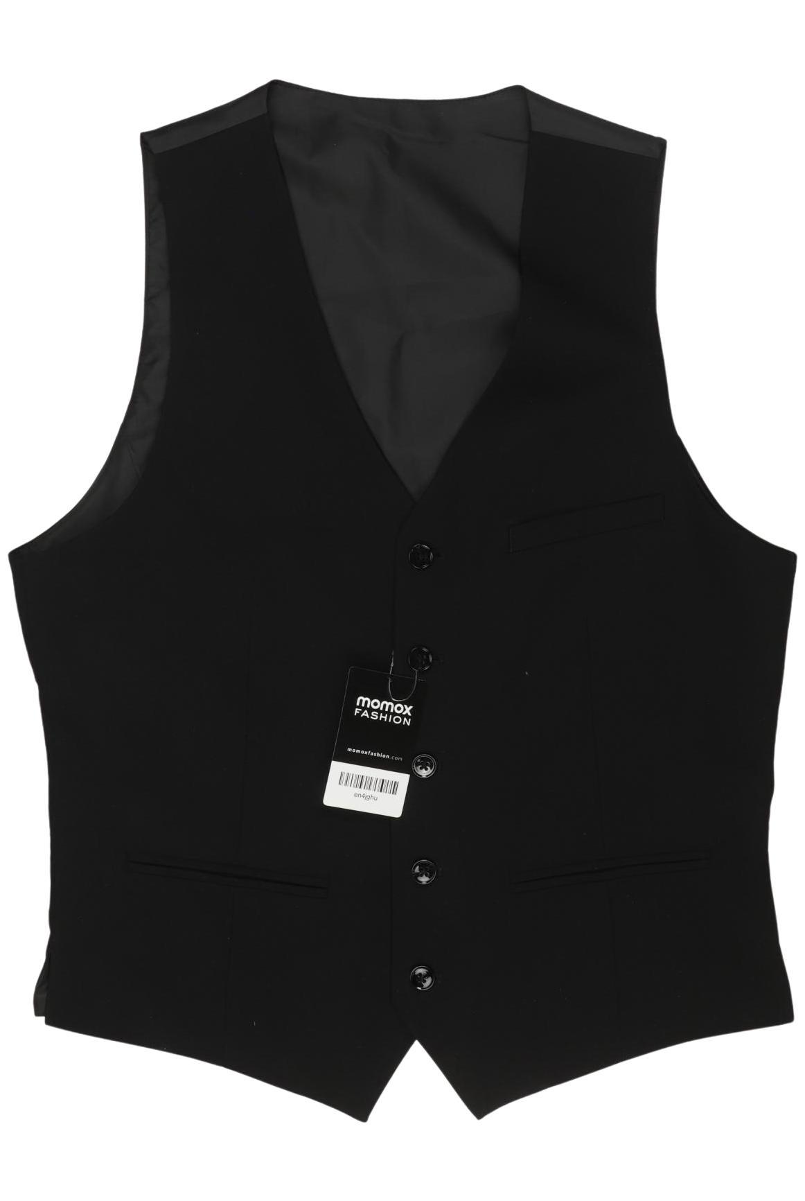 

H&M Herren Weste, schwarz, Gr. 48
