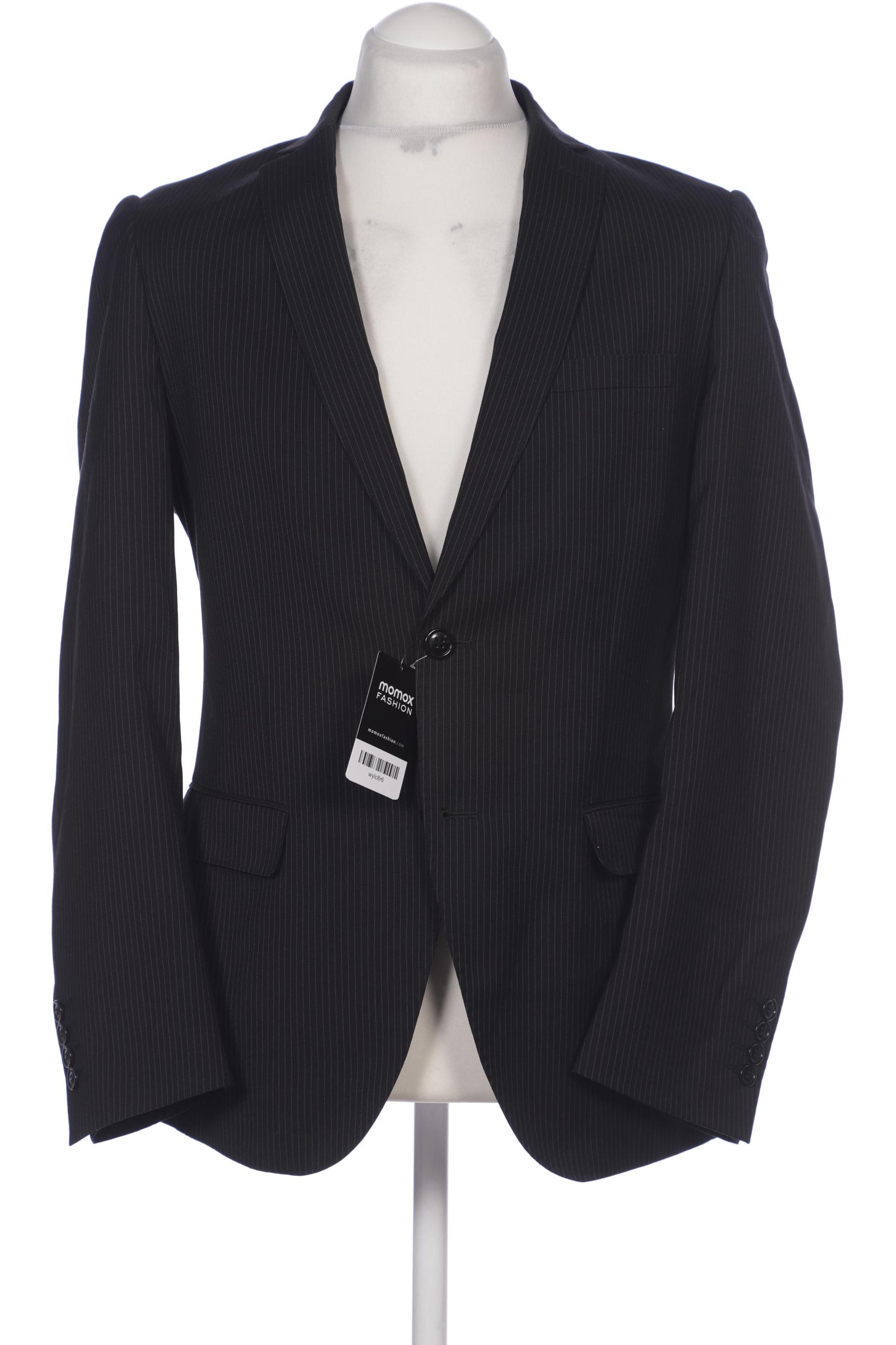 

H&M Herren Sakko, schwarz, Gr. 50