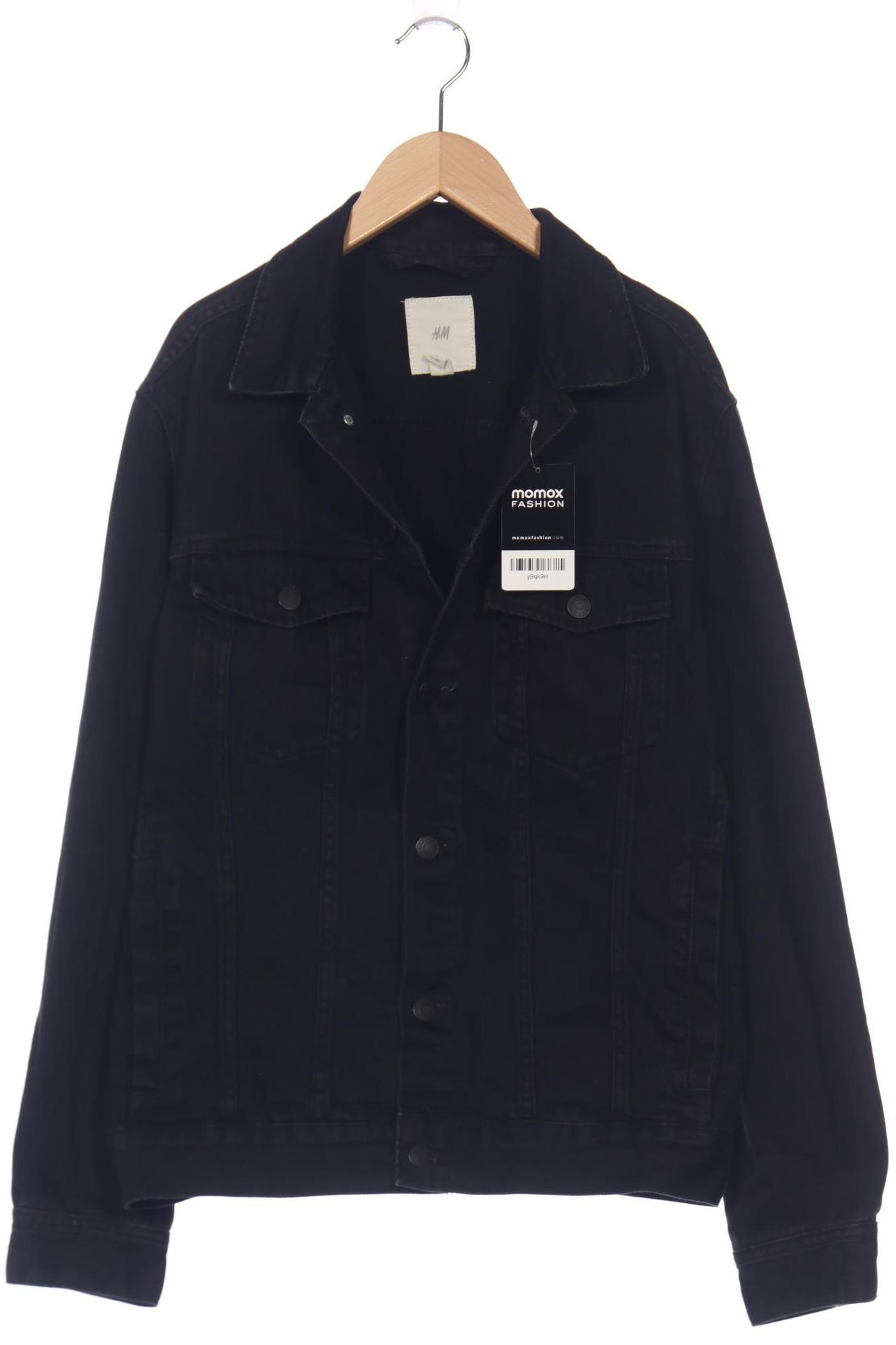 

H&M Herren Jacke, schwarz, Gr. 46