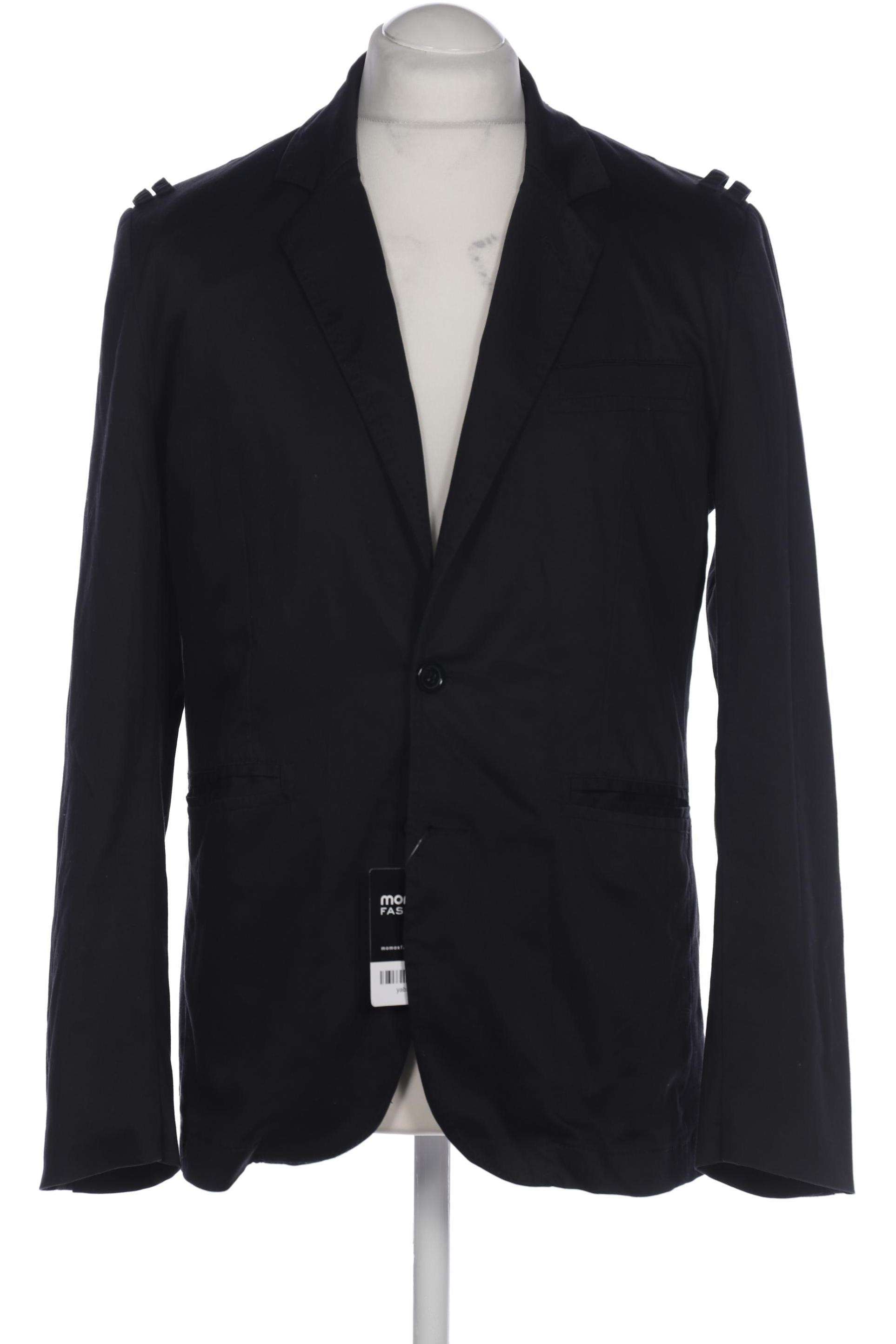 

H&M Herren Sakko, schwarz, Gr. 48