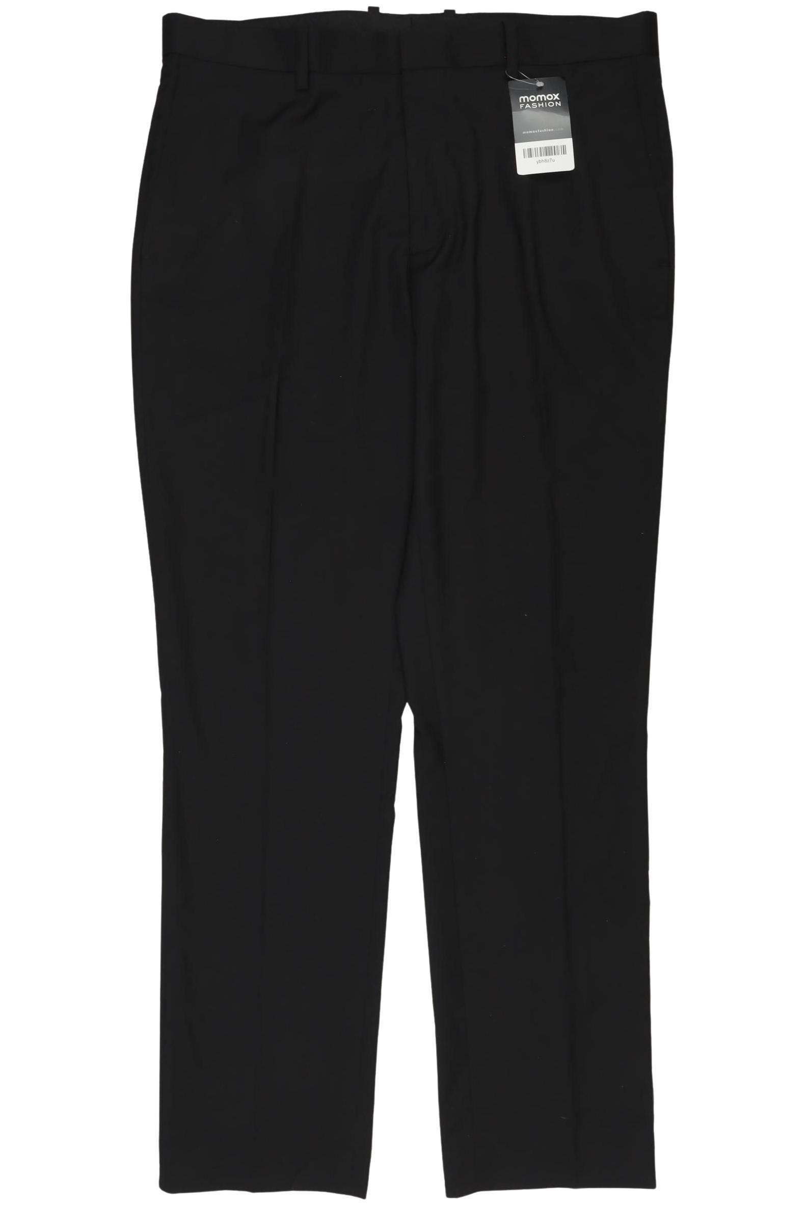 

H&M Herren Stoffhose, schwarz, Gr. 50