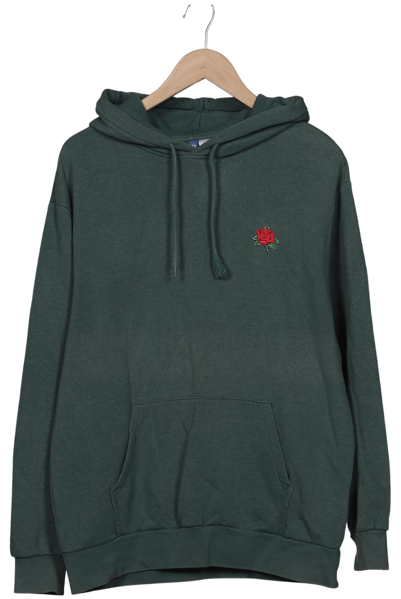 

H&M Herren Kapuzenpullover, grün, Gr. 48