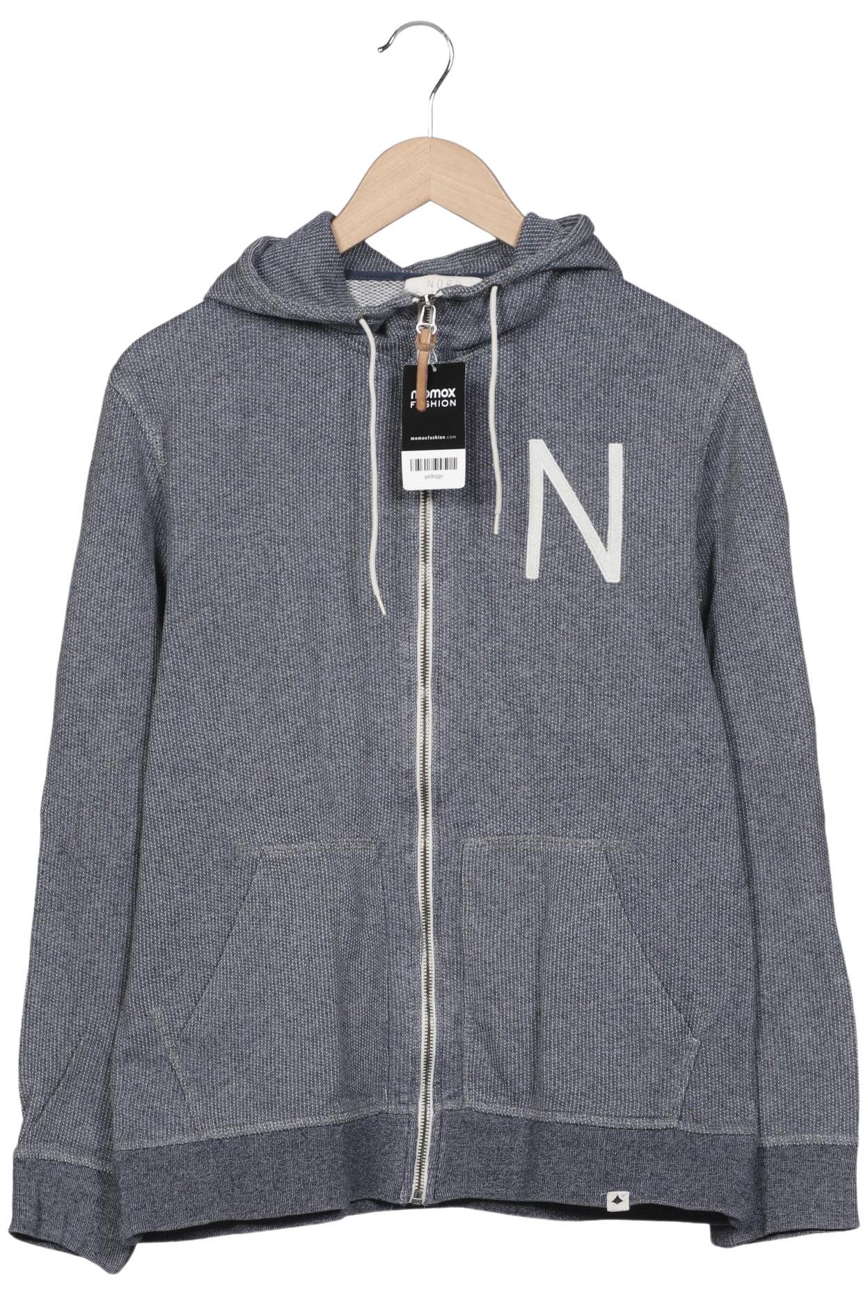 

H&M Herren Kapuzenpullover, blau, Gr. 48