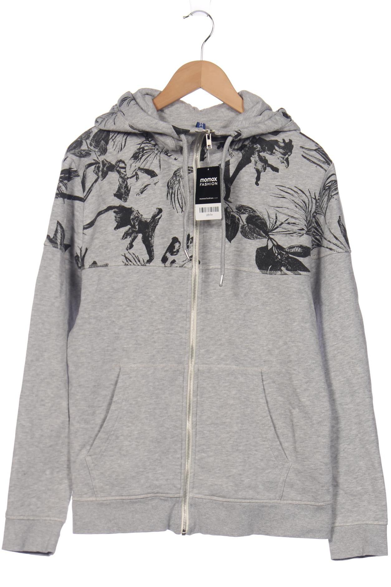 

H&M Herren Kapuzenpullover, grau