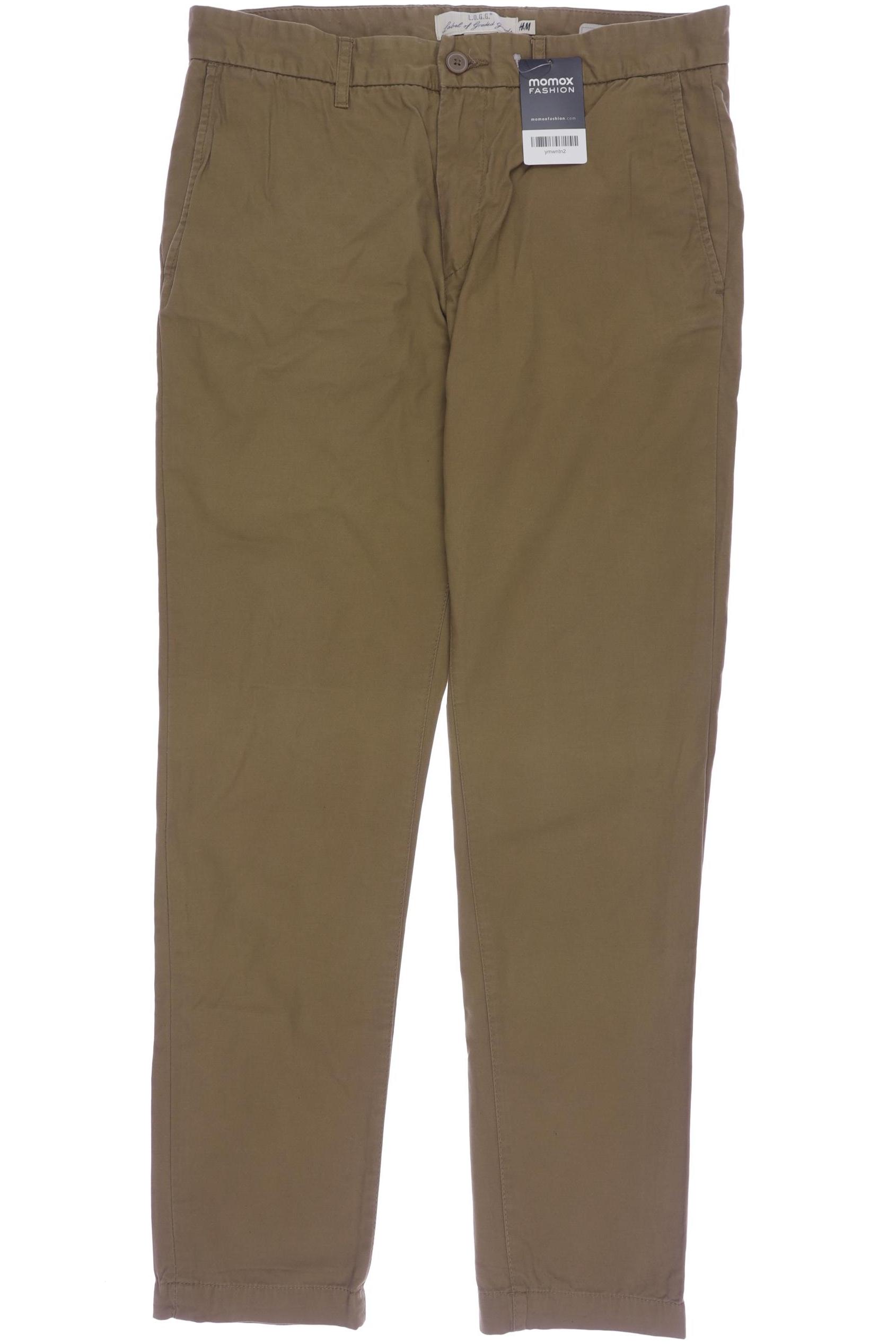 

H&M Herren Stoffhose, braun, Gr. 32