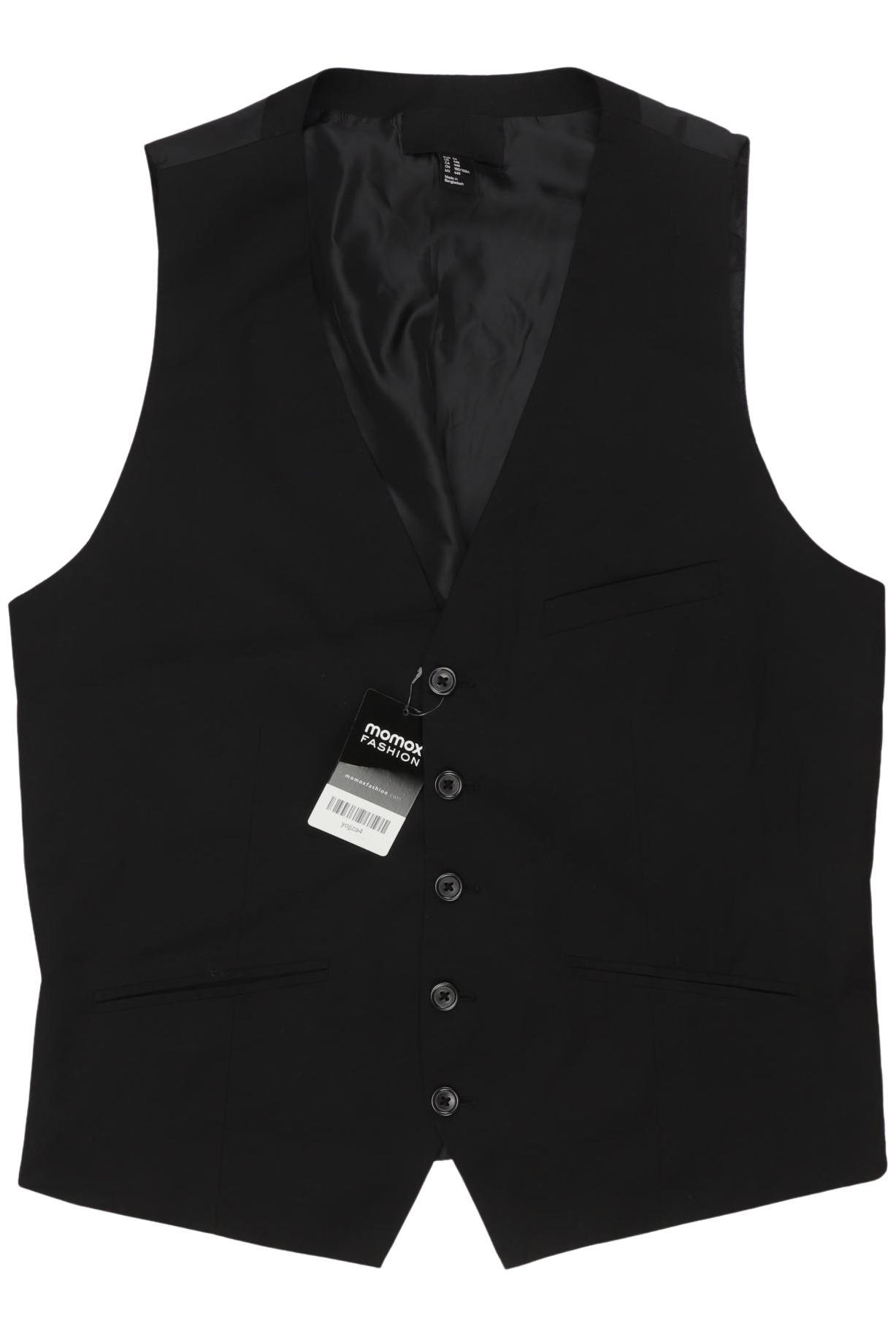 

H&M Herren Weste, schwarz, Gr. 54