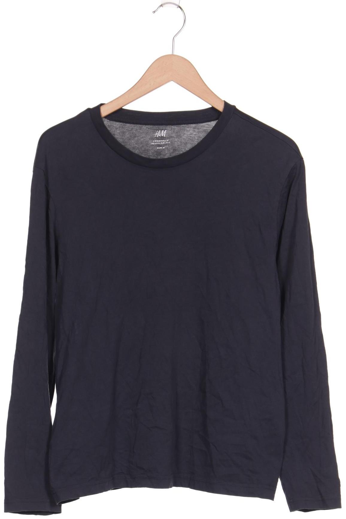 

H&M Herren Langarmshirt, grau, Gr. 48