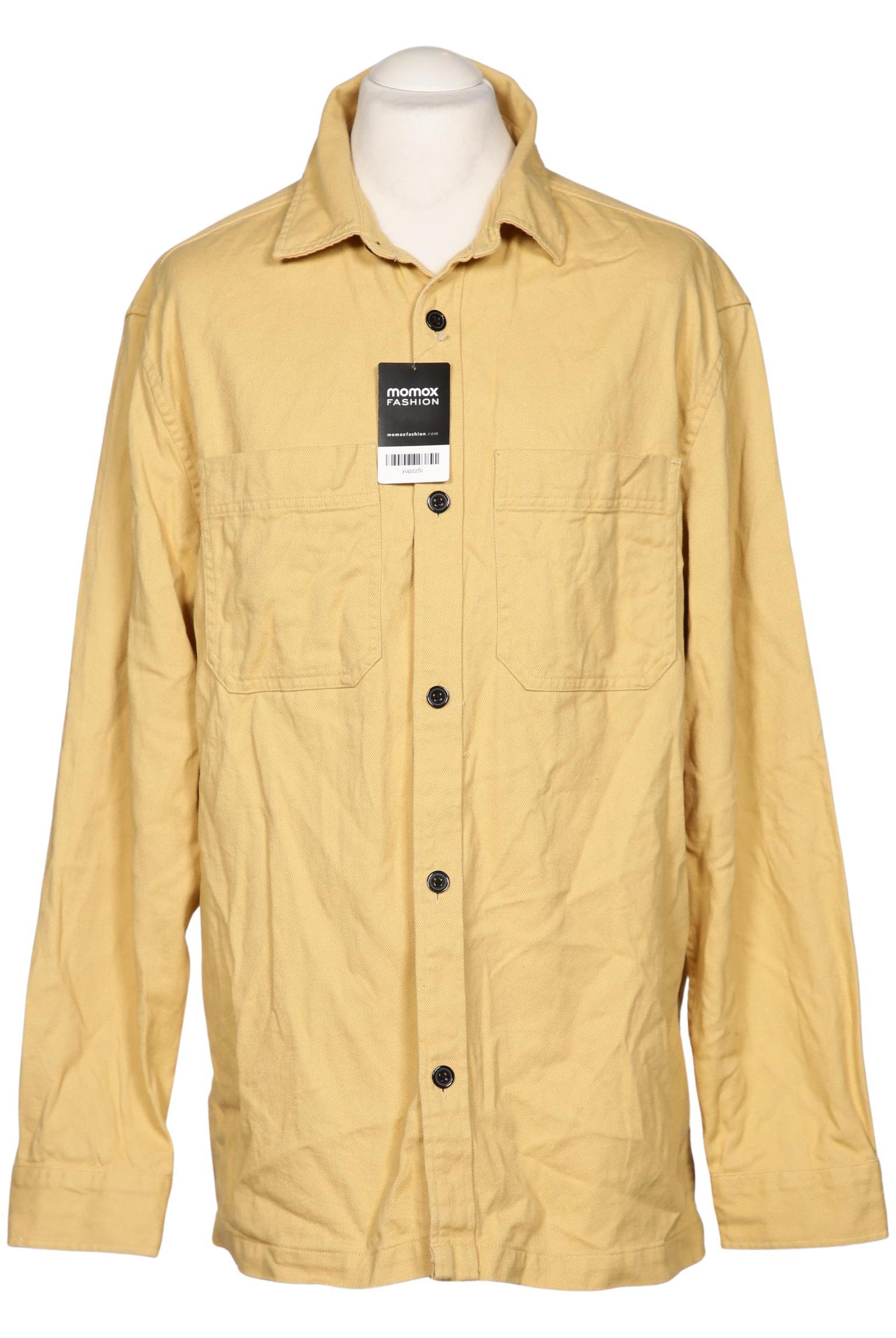 

H&M Herren Hemd, gelb, Gr. 52