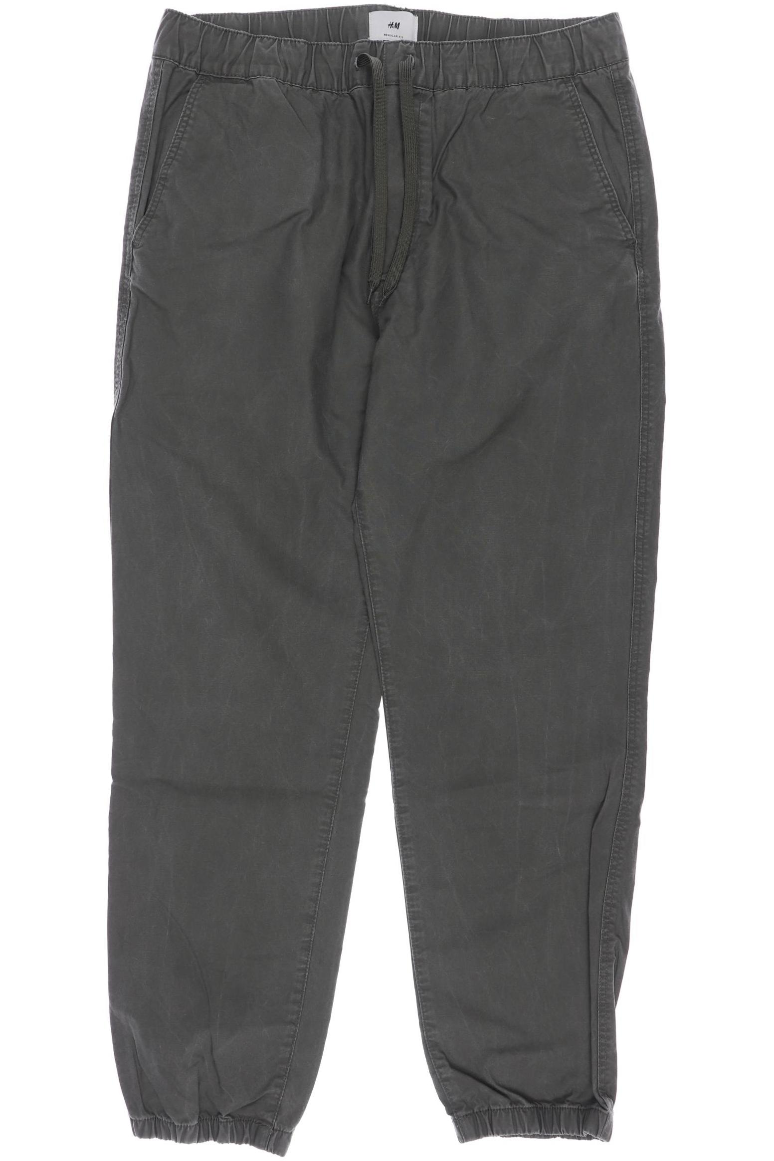 

H&M Herren Stoffhose, grün