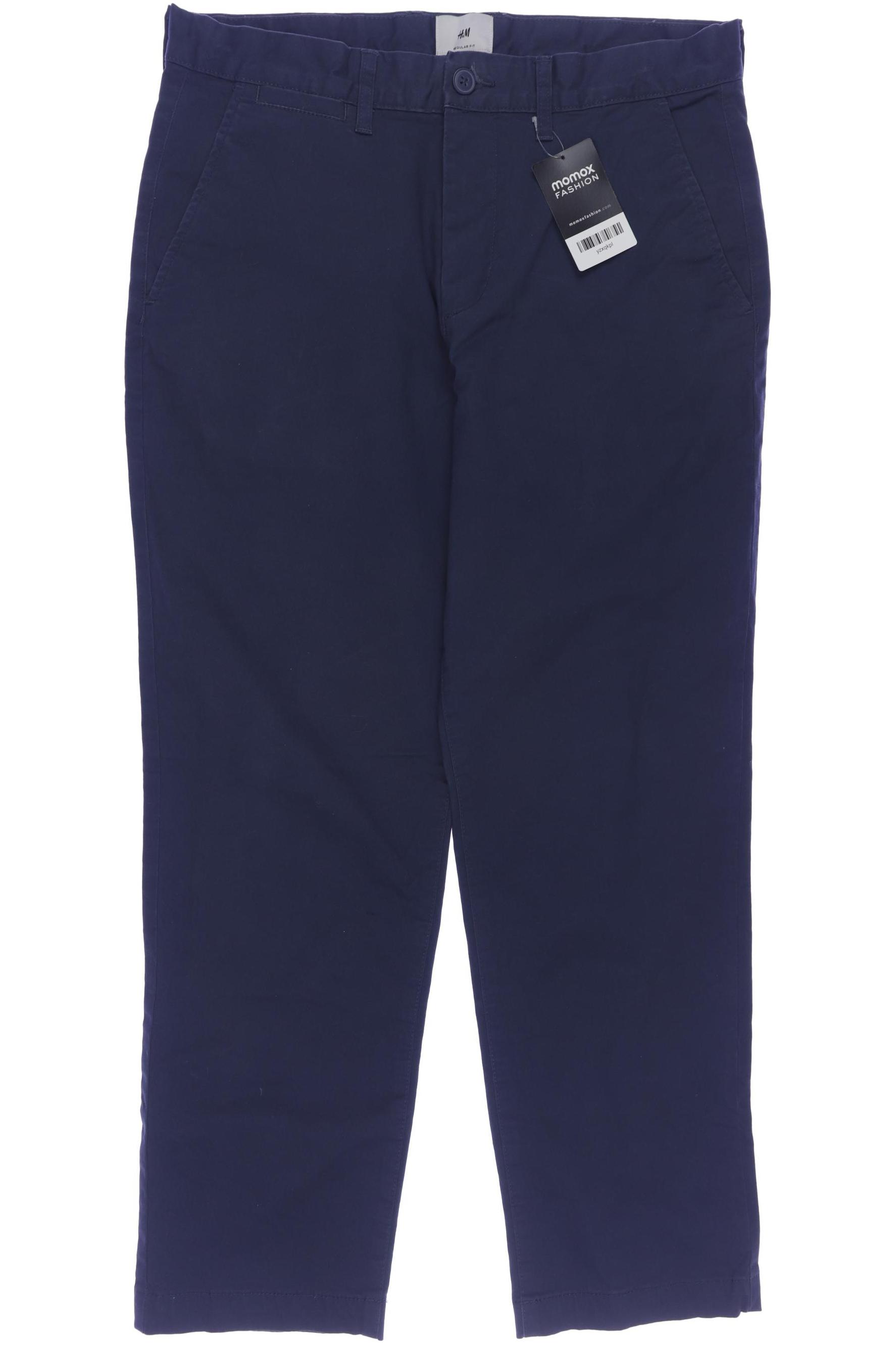 

H&M Herren Stoffhose, marineblau, Gr. 32